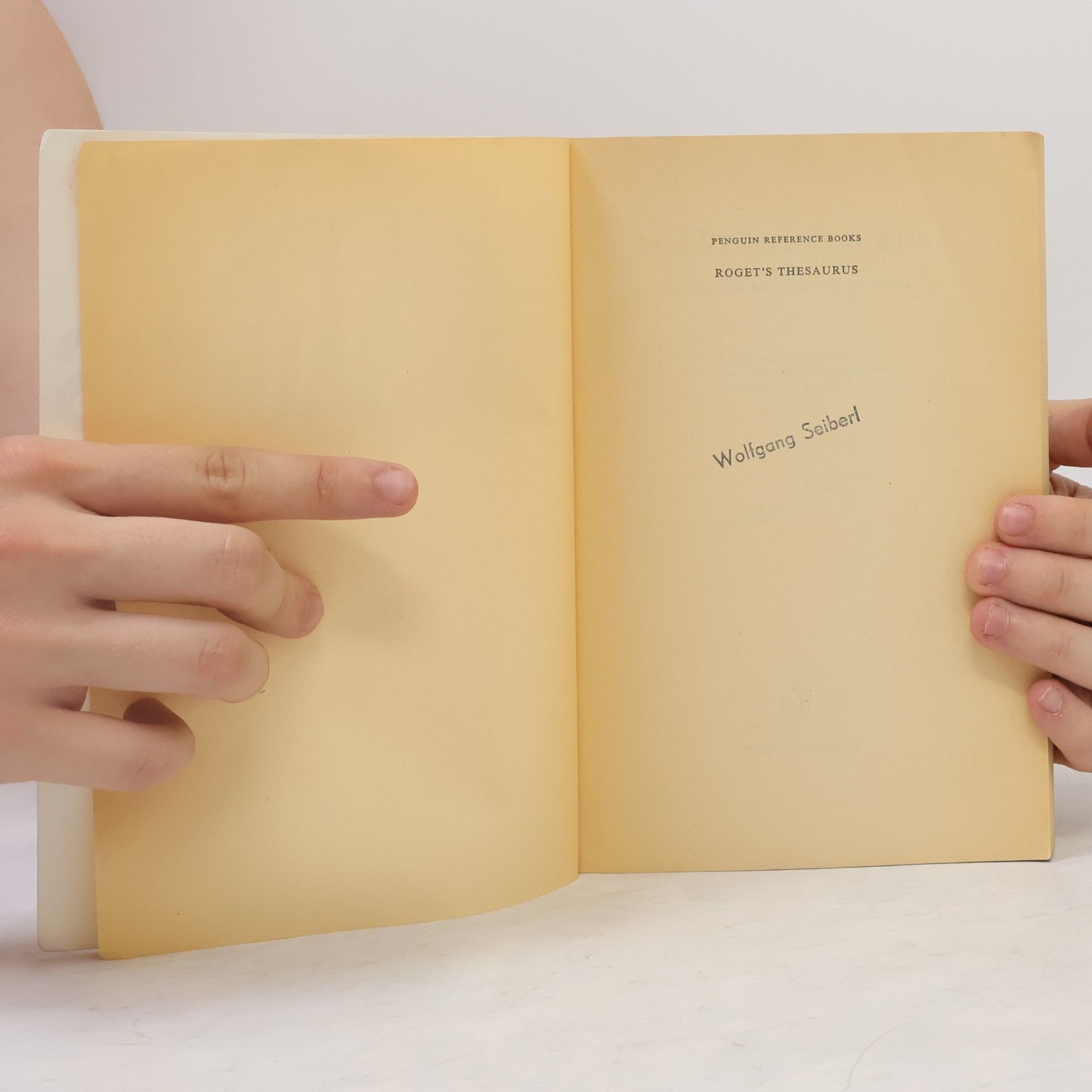Peter Roget Roget's Thesaurus