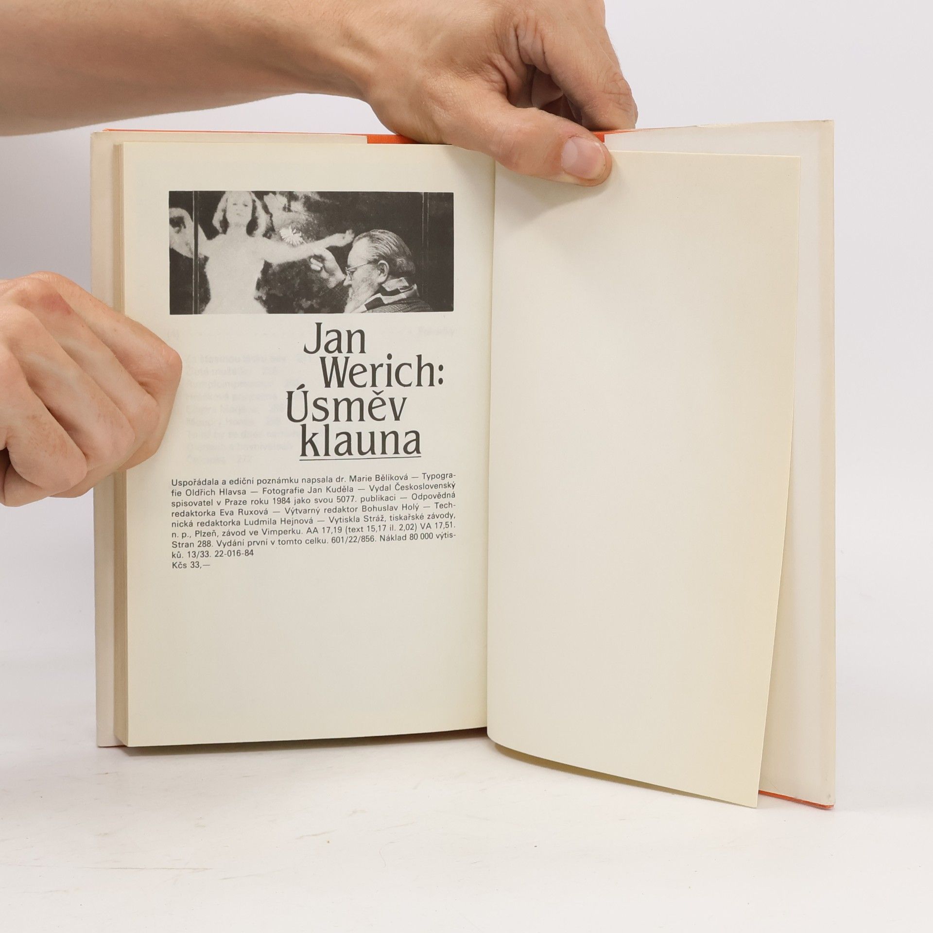 Jan Werich Úsměv klauna