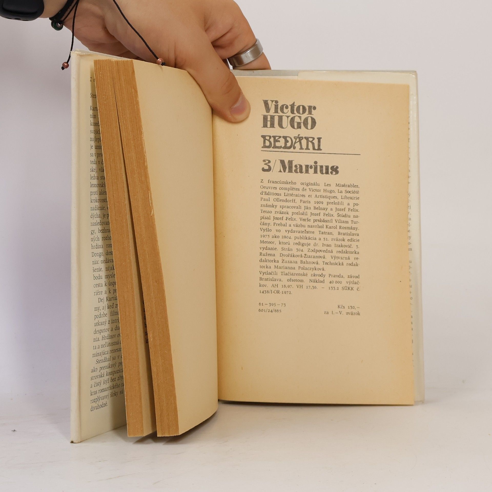 Victor Hugo Bedári 3. Marius
