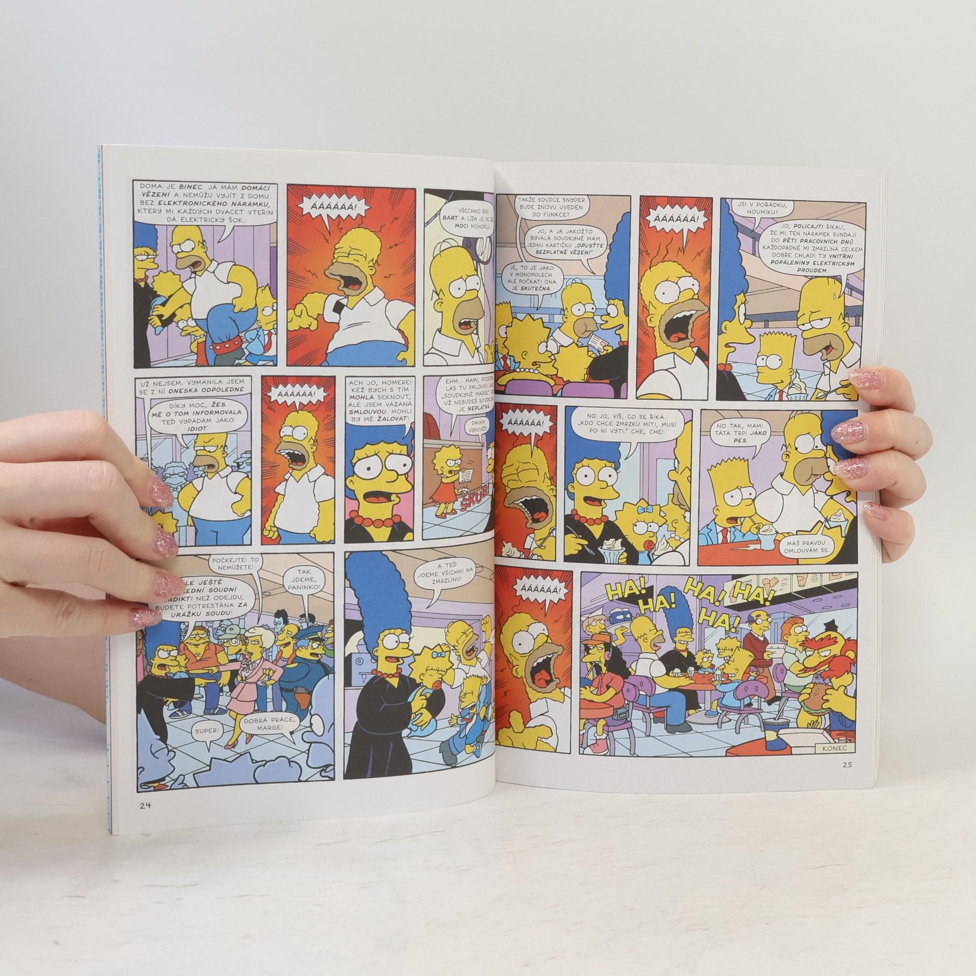Matt Groening Simpsonovi: Prčou napakovaný potlach