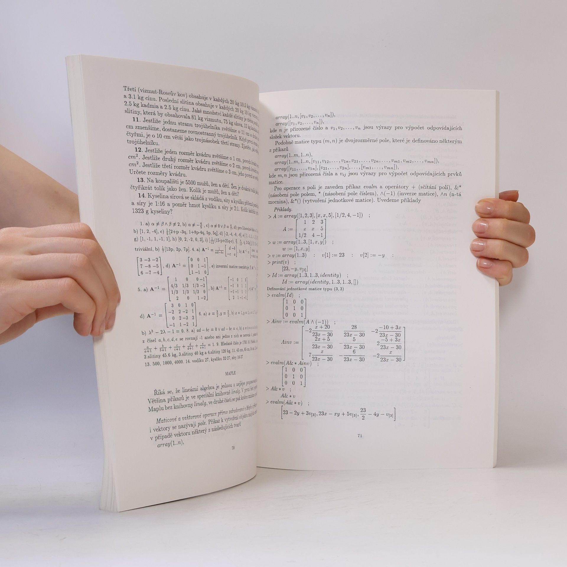 Josef Nedoma Matematika I.