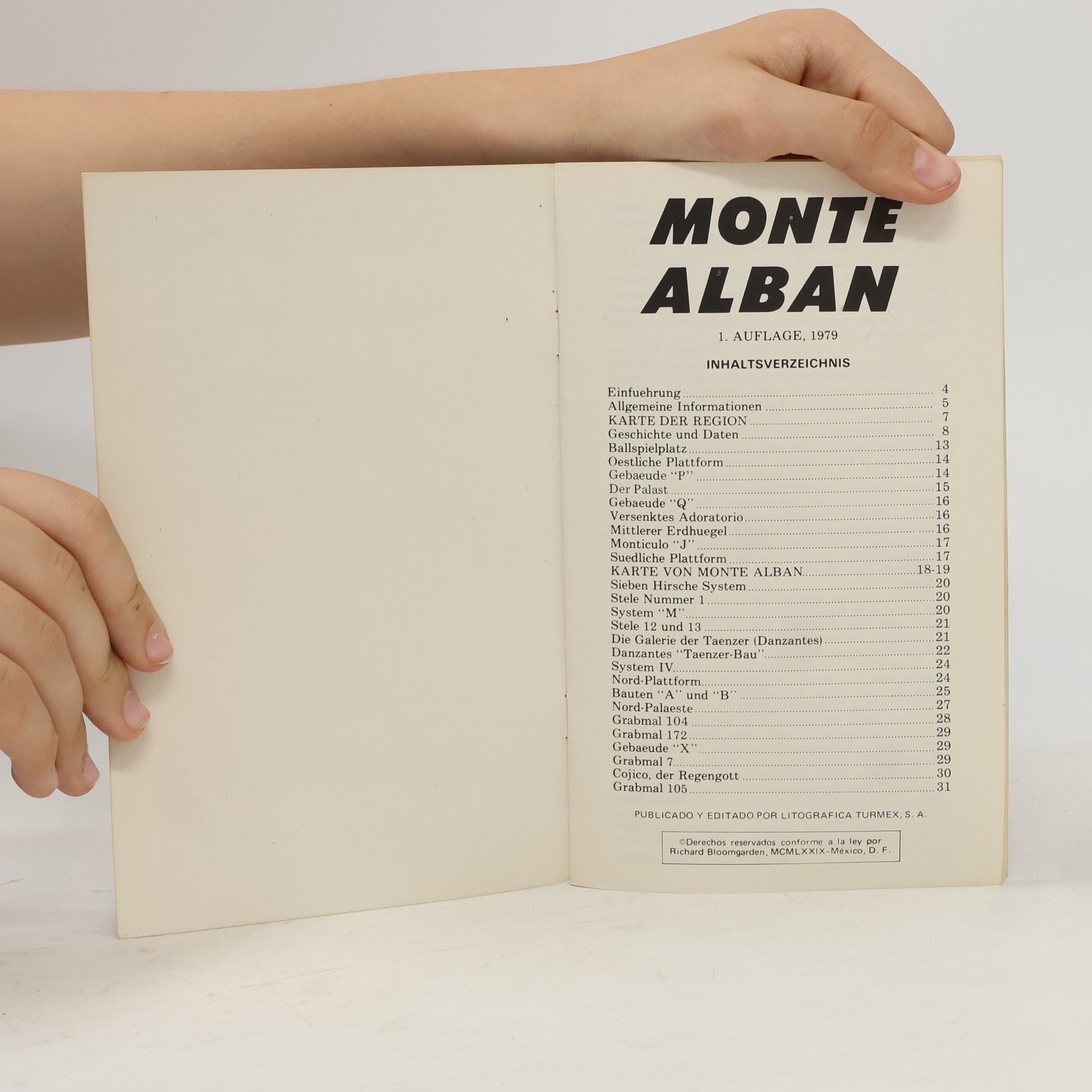 Richard Bloomgarden Der Easy Reisefuehren von Monte Alban mit Fotos