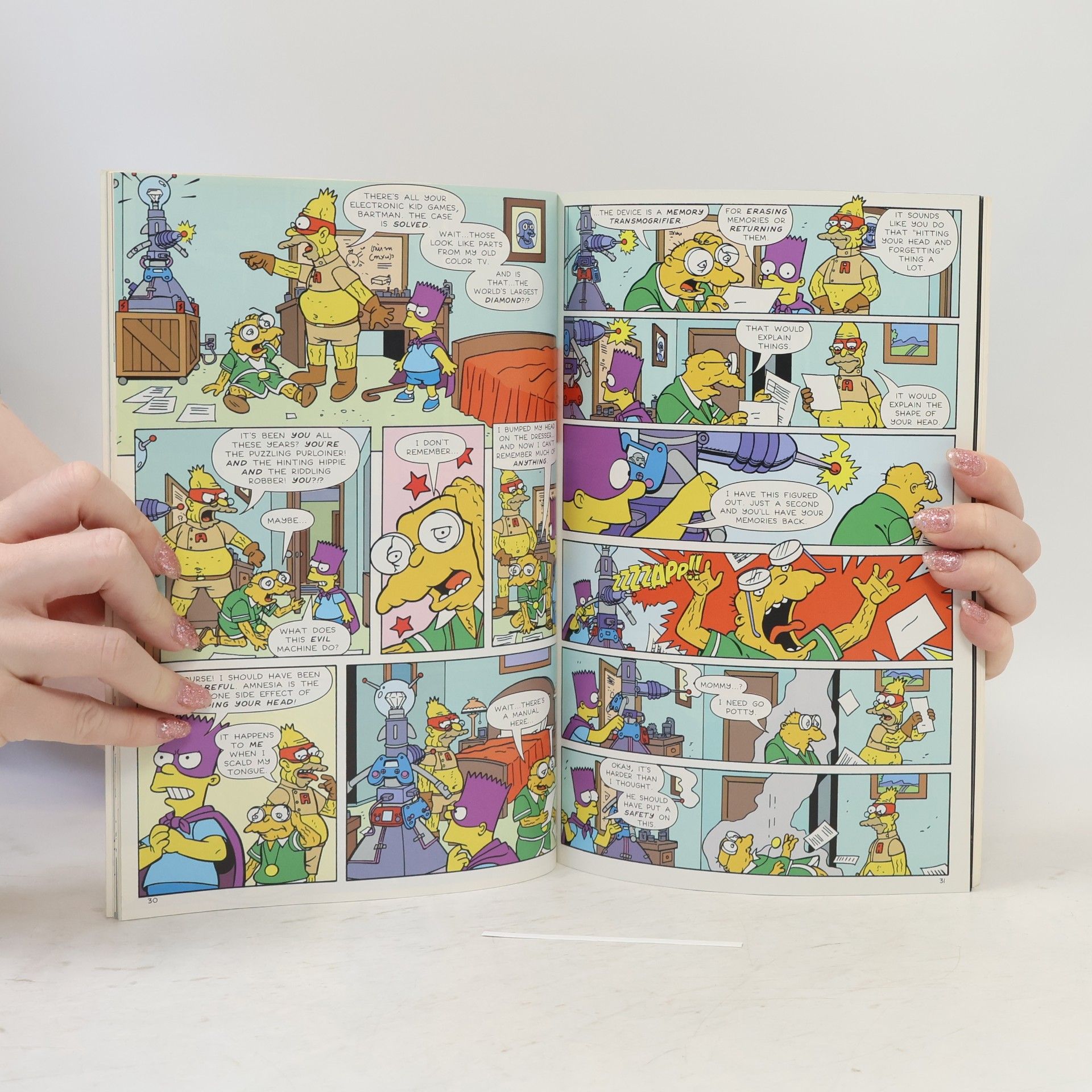 Matt Groening Simpsons Comics Presents the Big Bouncy Book of Bart Simpson