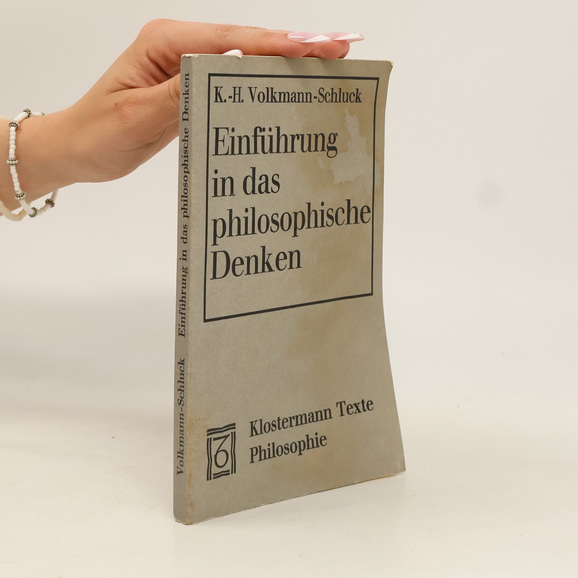 Karl Heinz Volkmann Schluck Einführung in das philosophische Denken