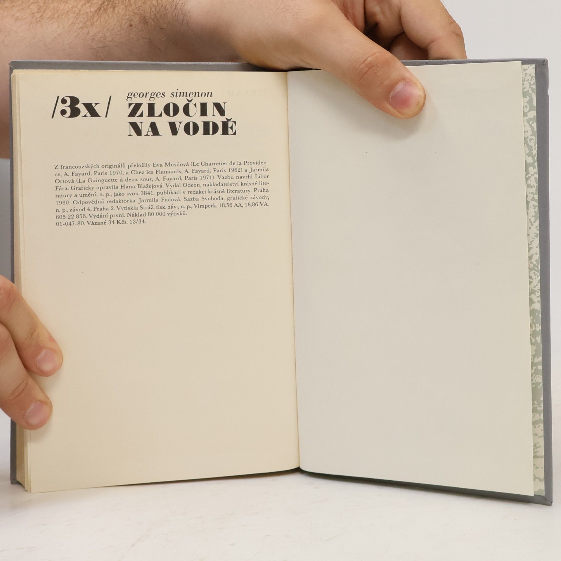 Georges Simenon Třikrát zločin na vodě