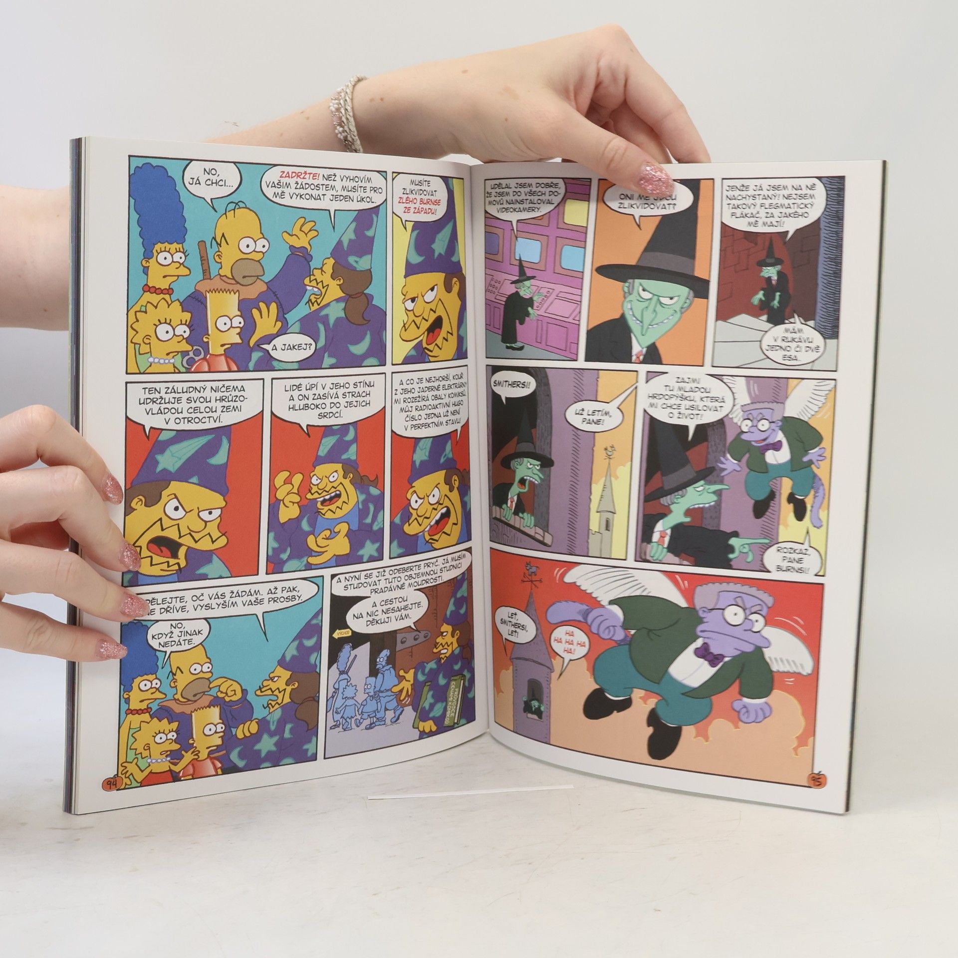 Matt Groening Simpsonovi : čarodějnický speciál. Srandy plný strašfest