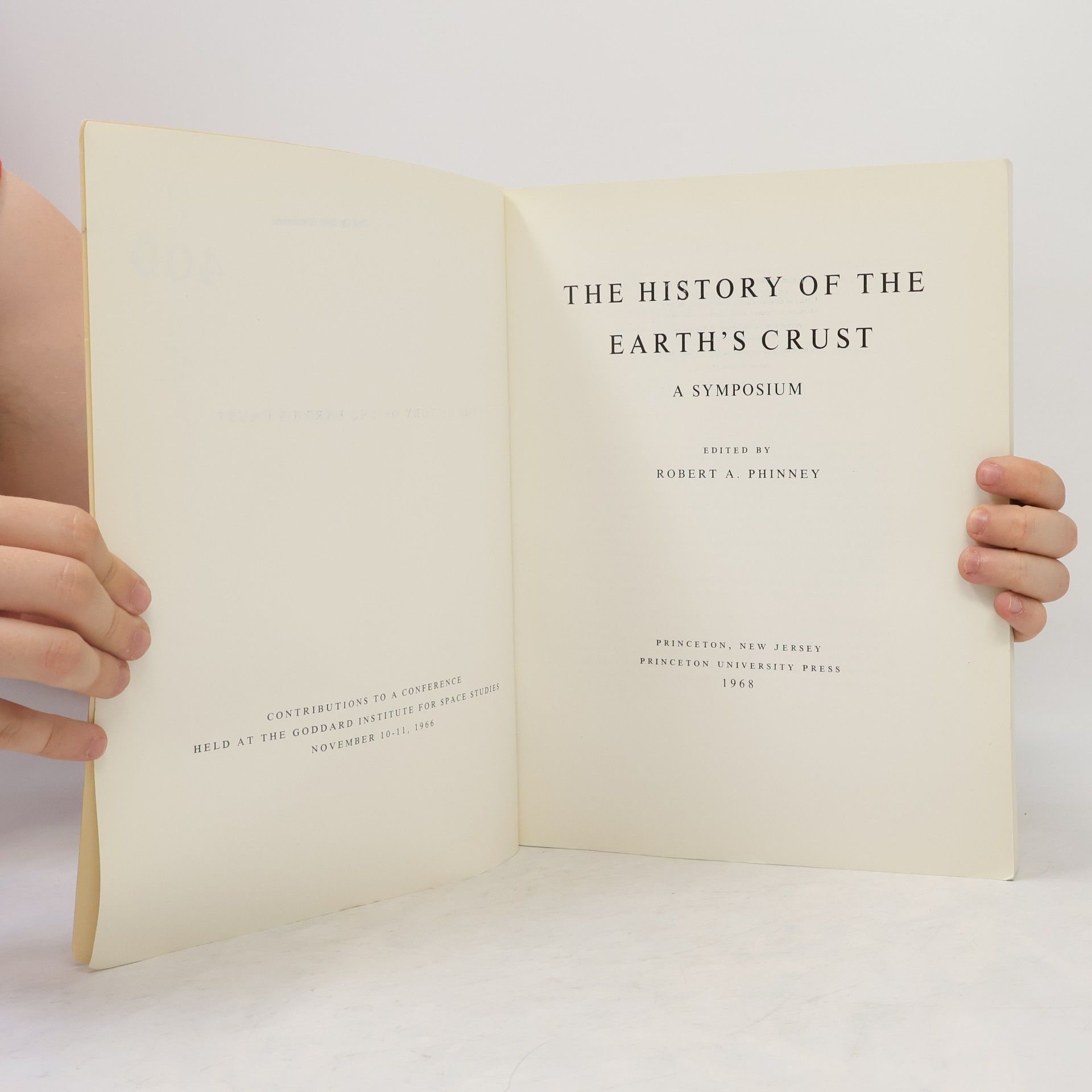 Robert A. Phinney The History of the Earth's Crust