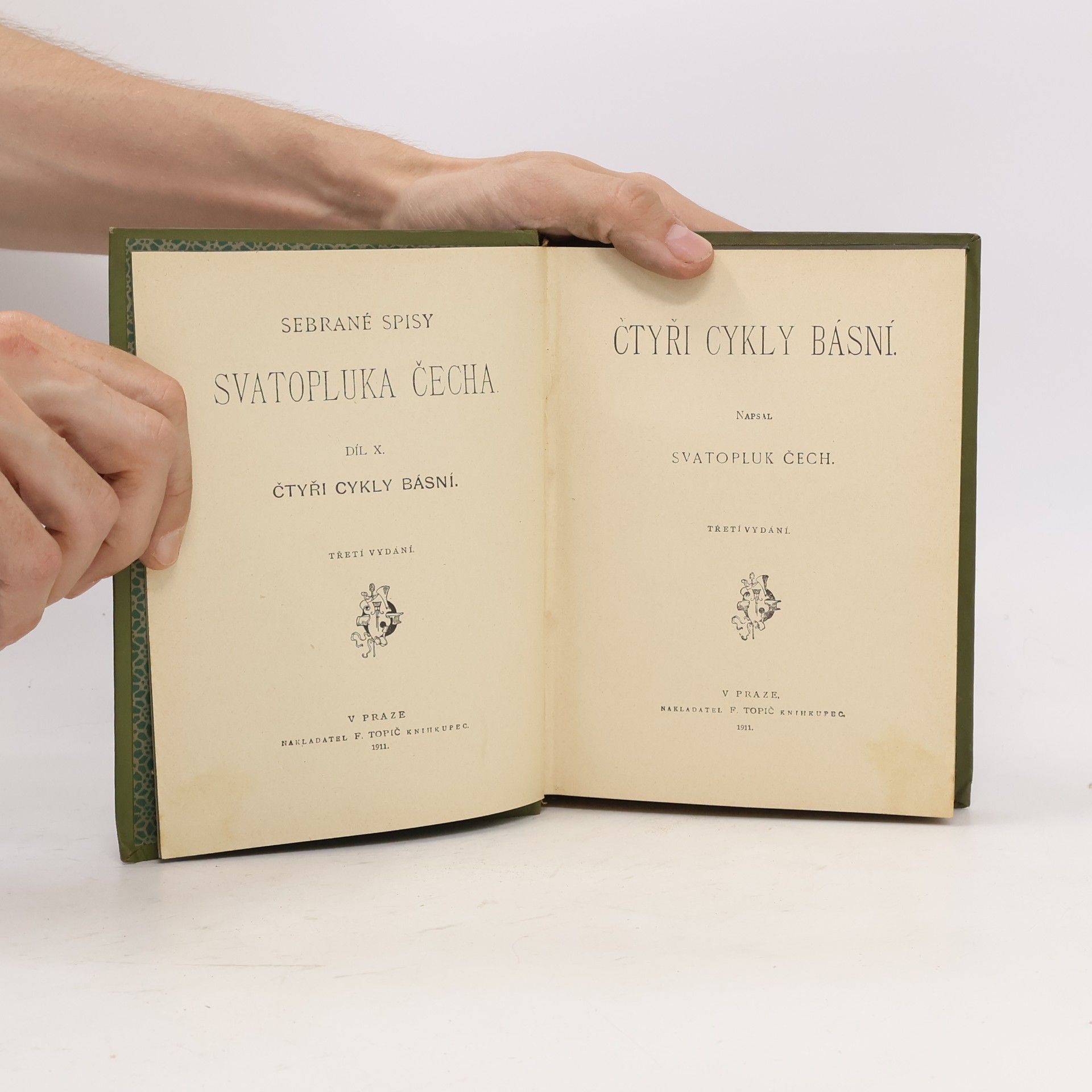 Svatopluk Čech Čtyři cykly básní