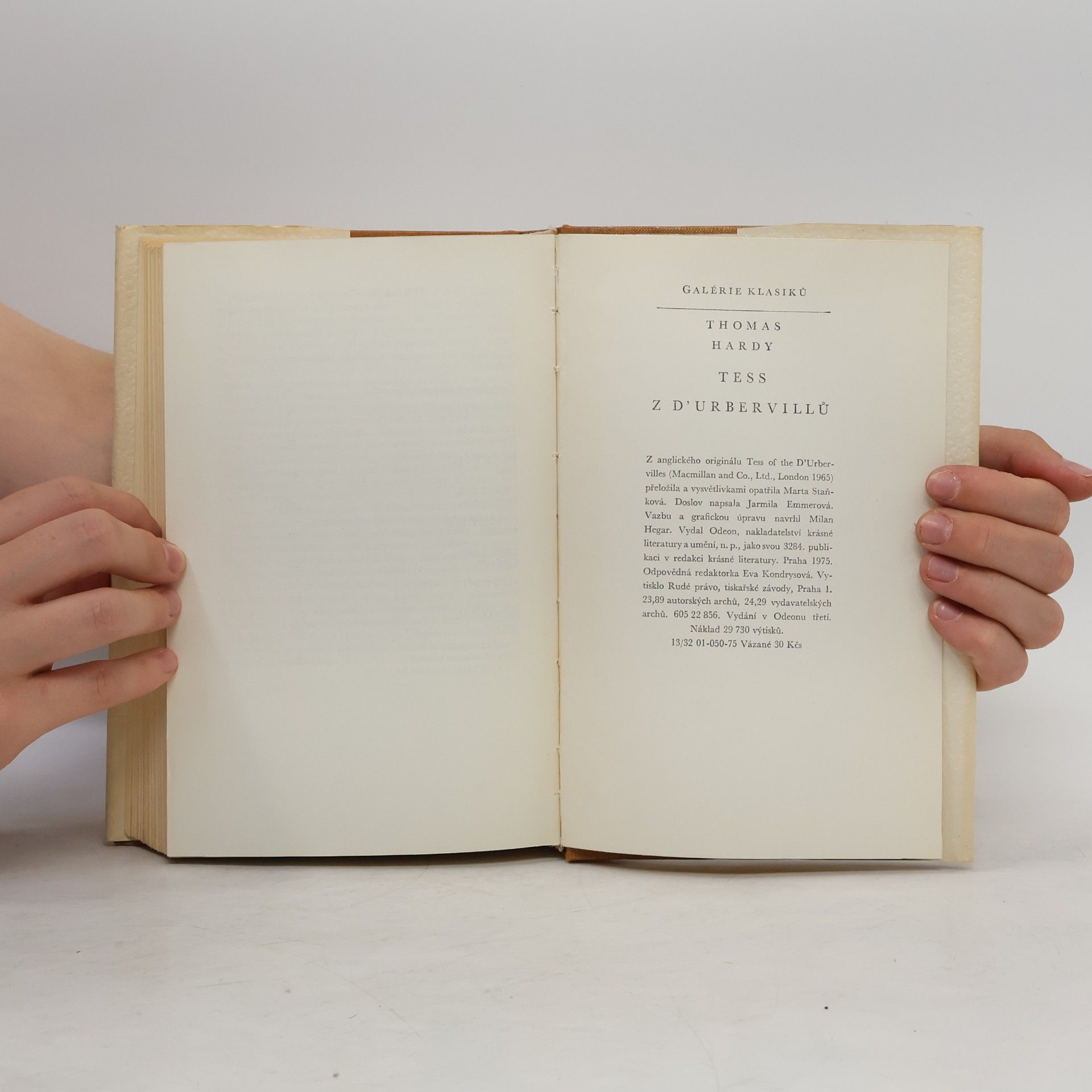 Thomas Hardy Tess z d'Urbervillů