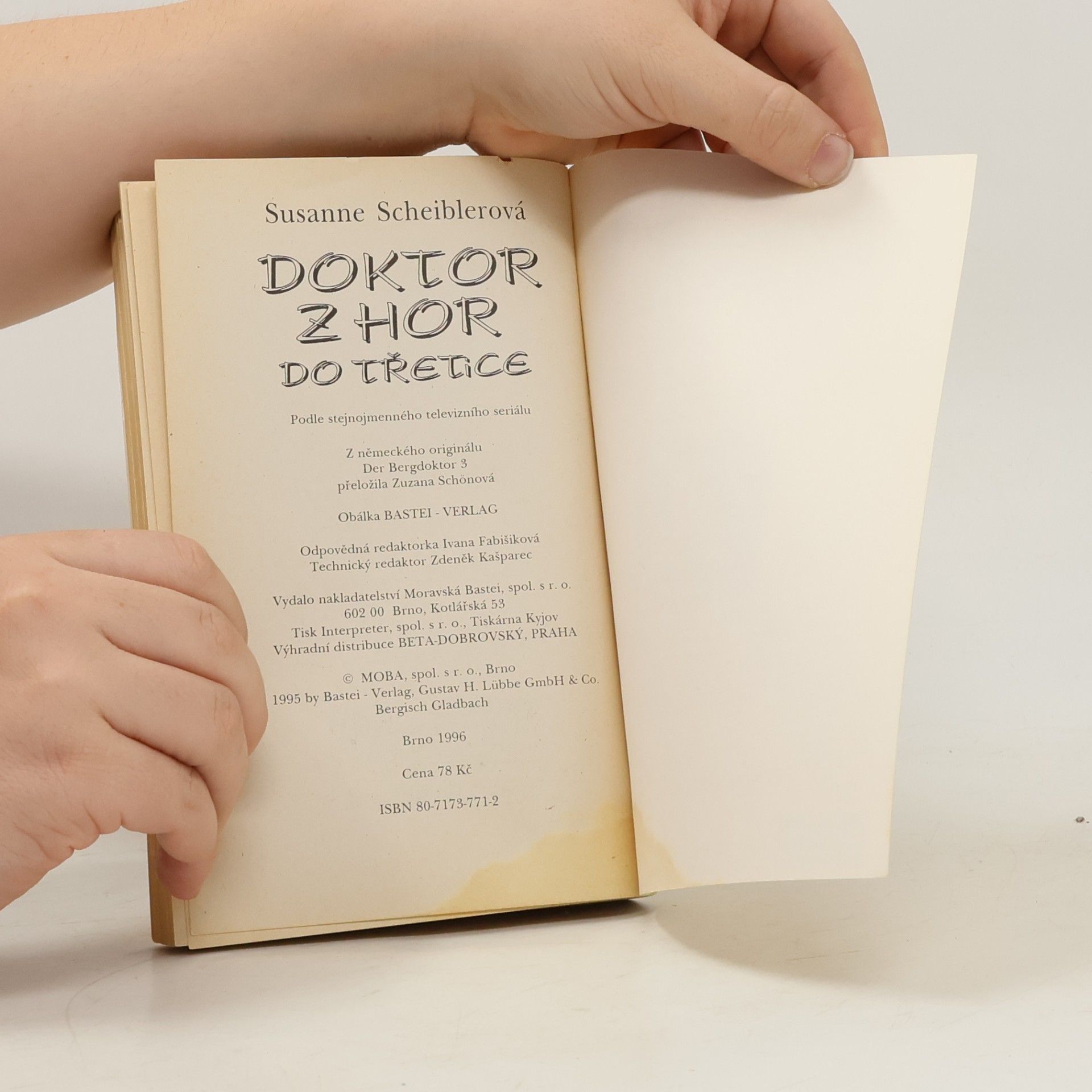 Susanne Scheibler Doktor z hor - do třetice