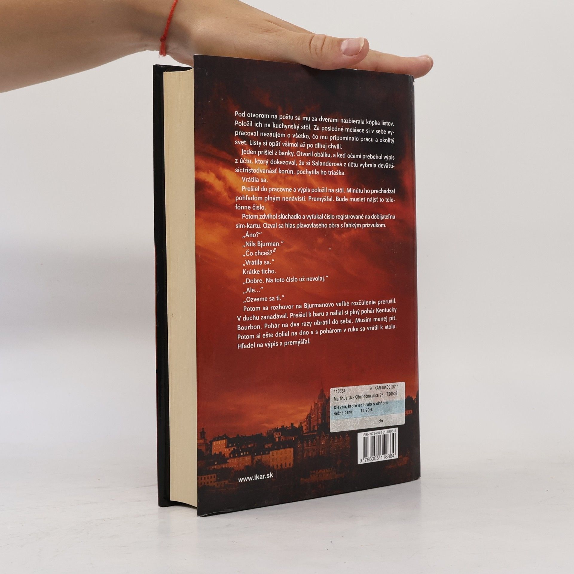 Stieg Larsson Dievča, ktoré sa hralo s ohňom