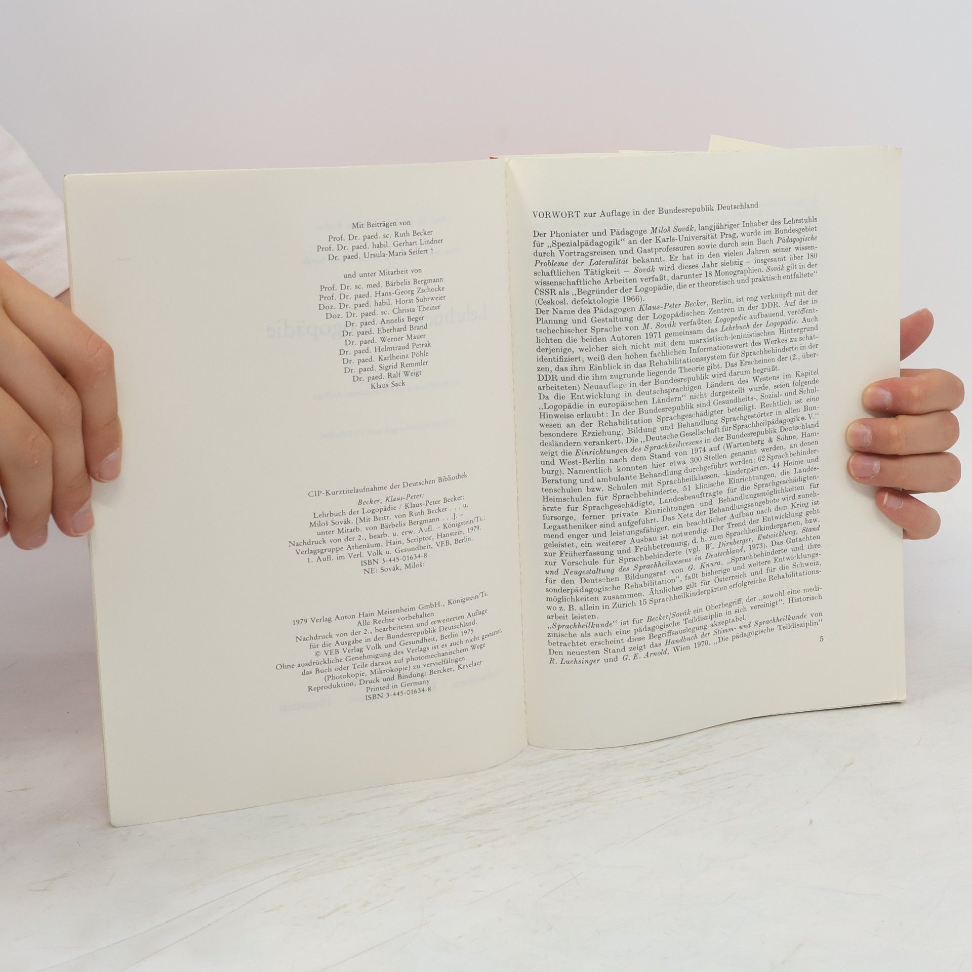 Klaus-Peter Becker Lehrbuch der Logopädie