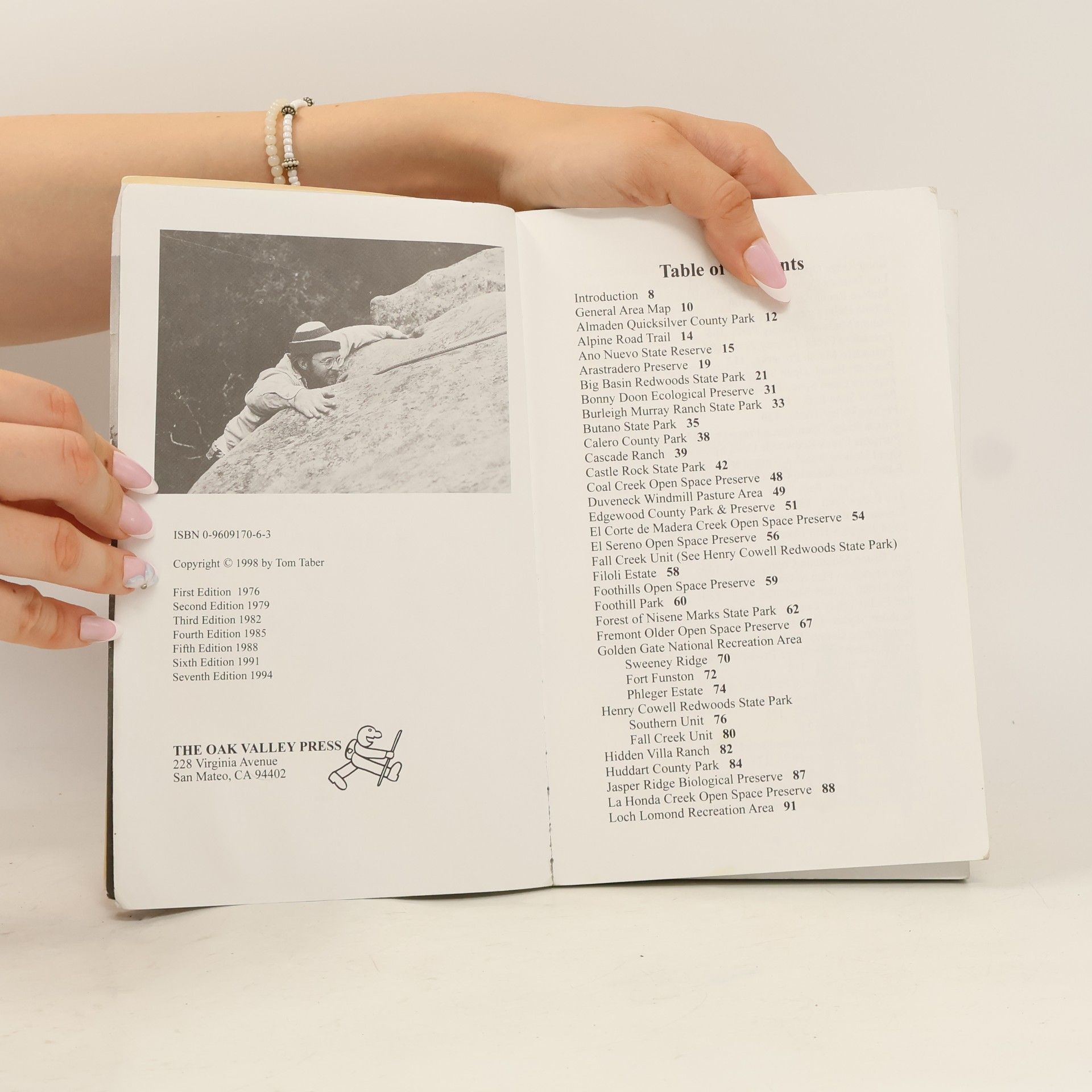 Tom Taber The Santa Cruz Mountains Trail Book