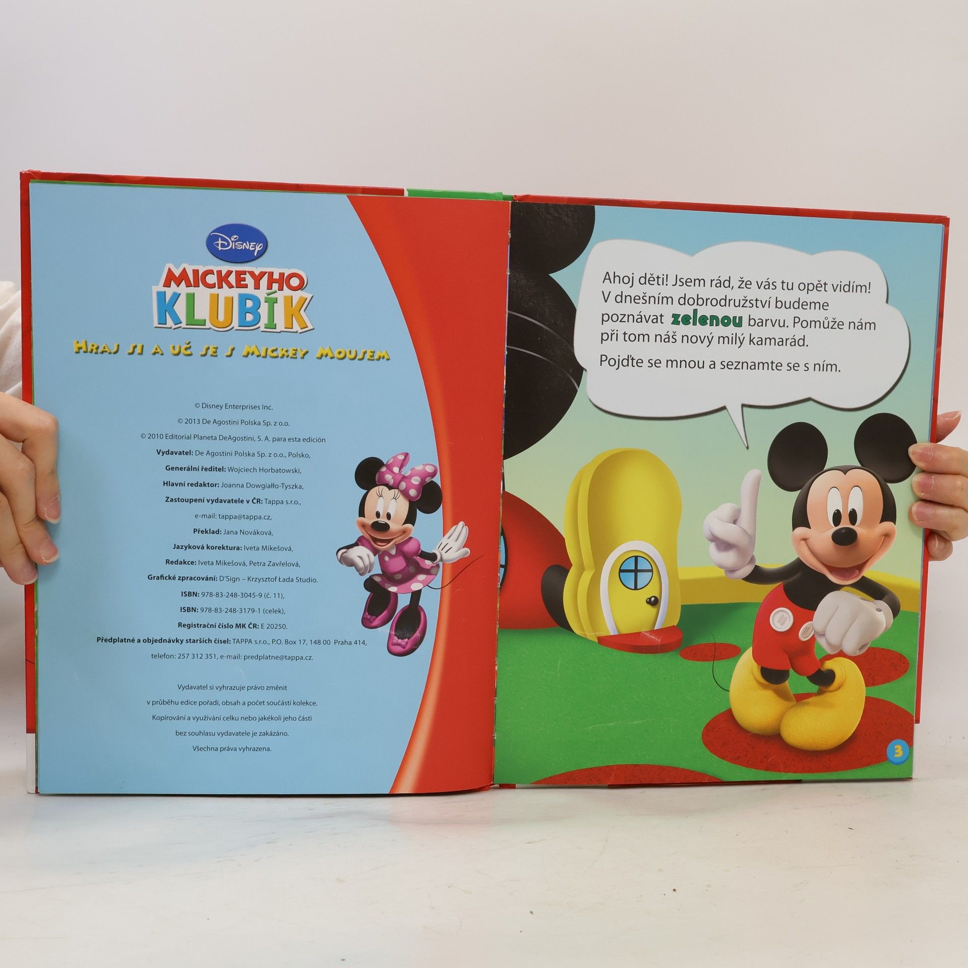 Auteurscollectief Mickeyho Klubík. Hraj si a uč se s Mickey Mousem 11. Zelená!