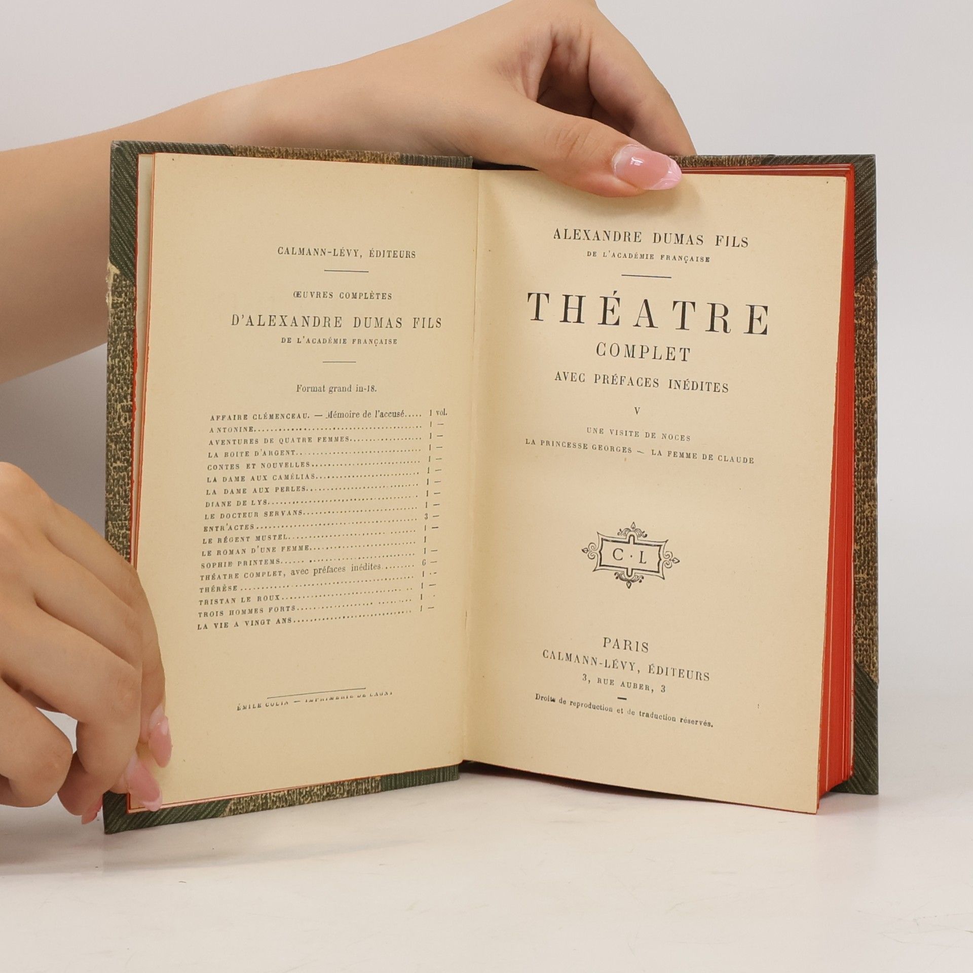 Alexandre Dumas der Ältere Théâtre Complet V