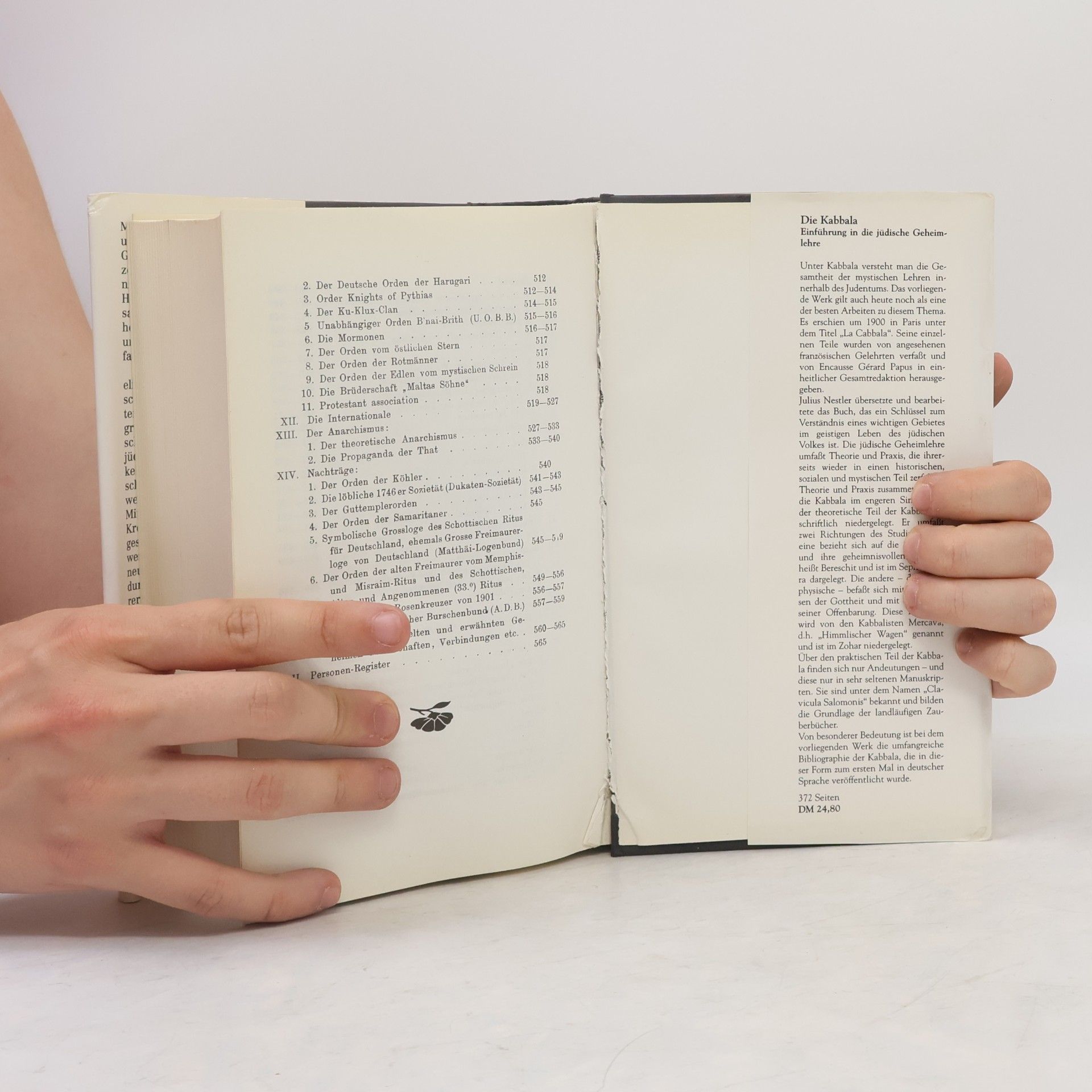 Georg Schuster Geheimen Gesellschaften, Verbindungen und Orden