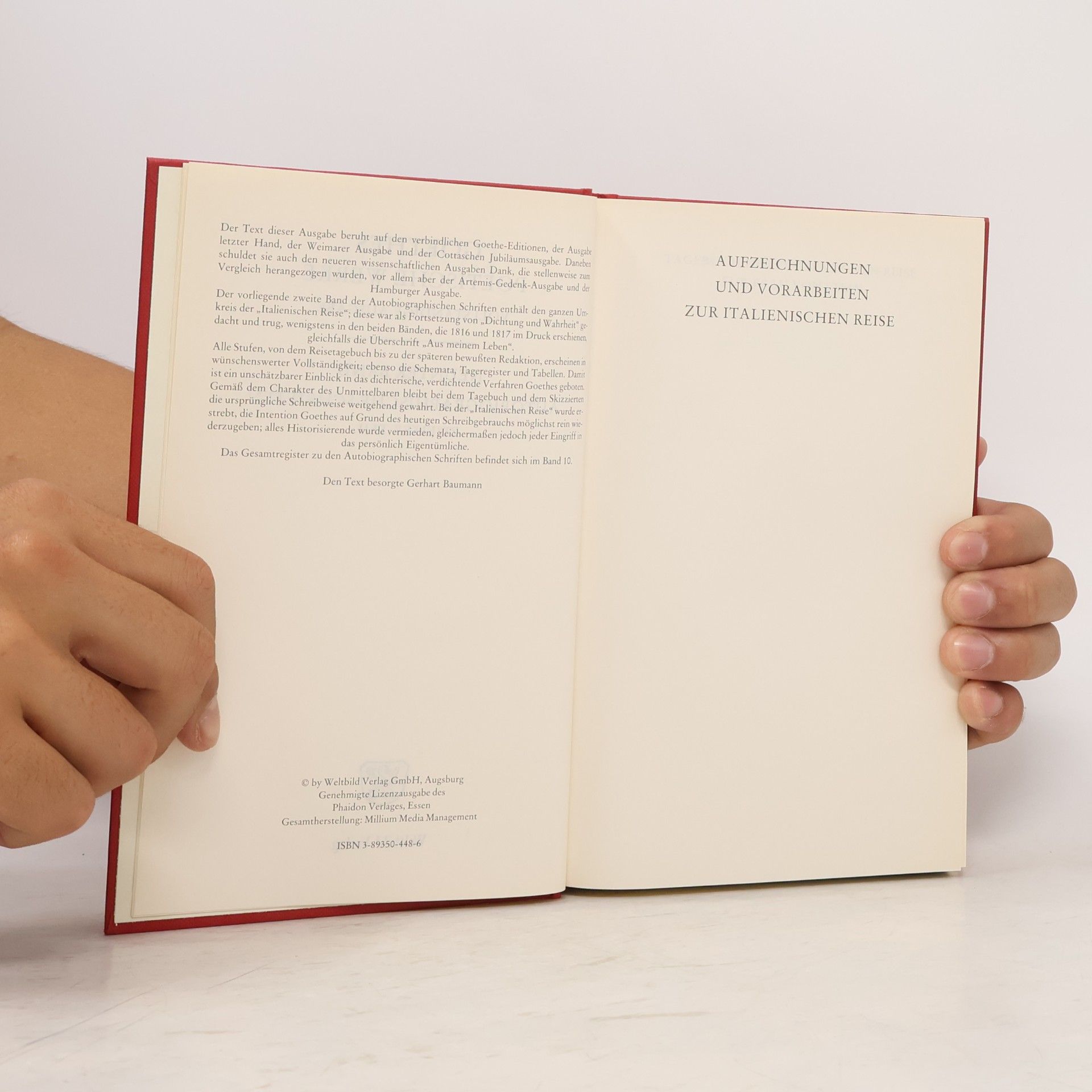 Johann Wolfgang von Goethe Goethe poetische Werke 9