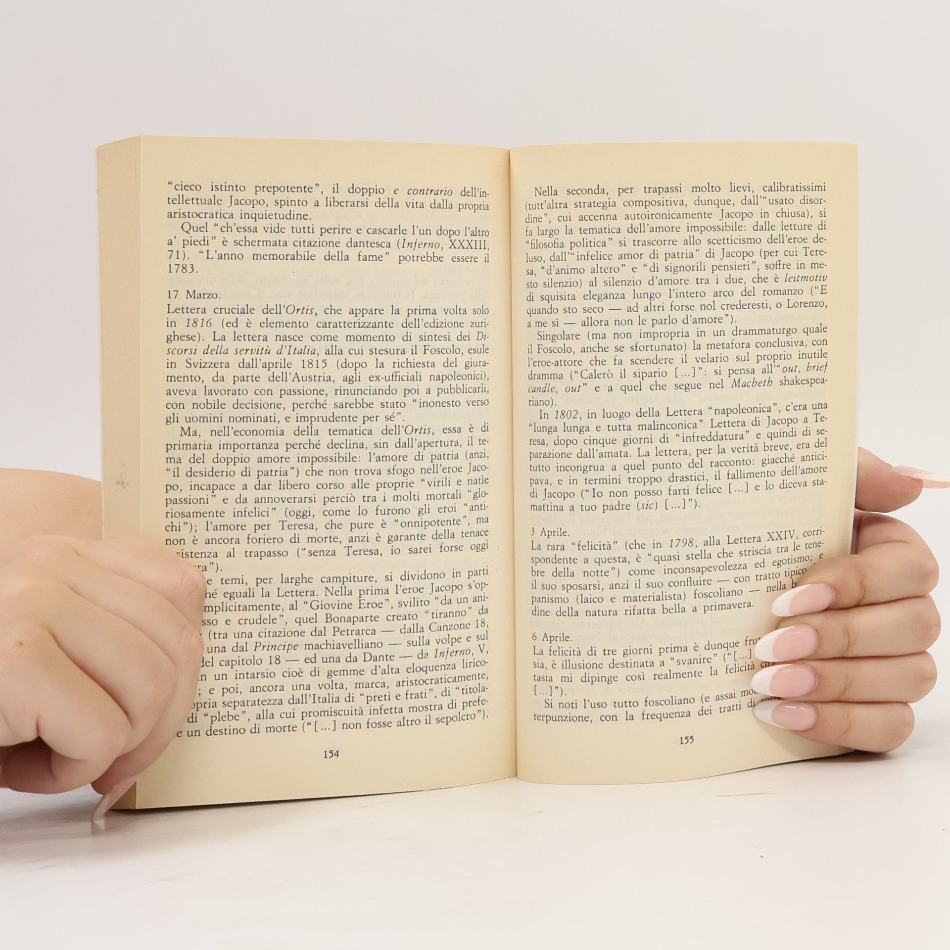 Niccolò Ugo Foscolo Ultime Lettere di Jacopo Ortis