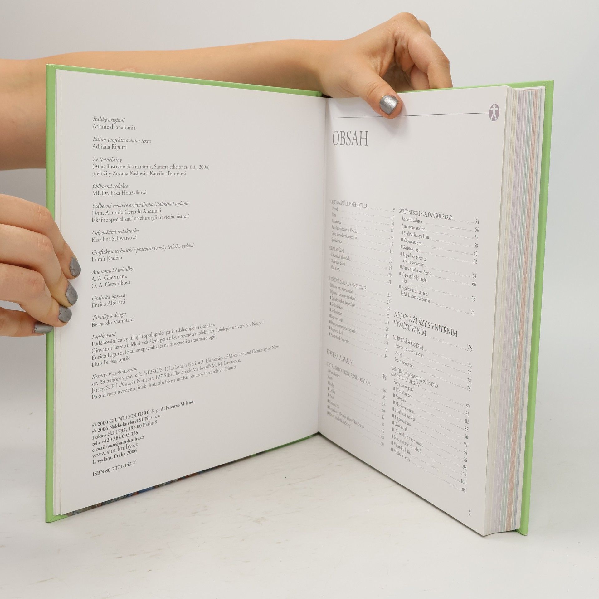 Adriana Rigutti Ilustrovaný atlas anatomie