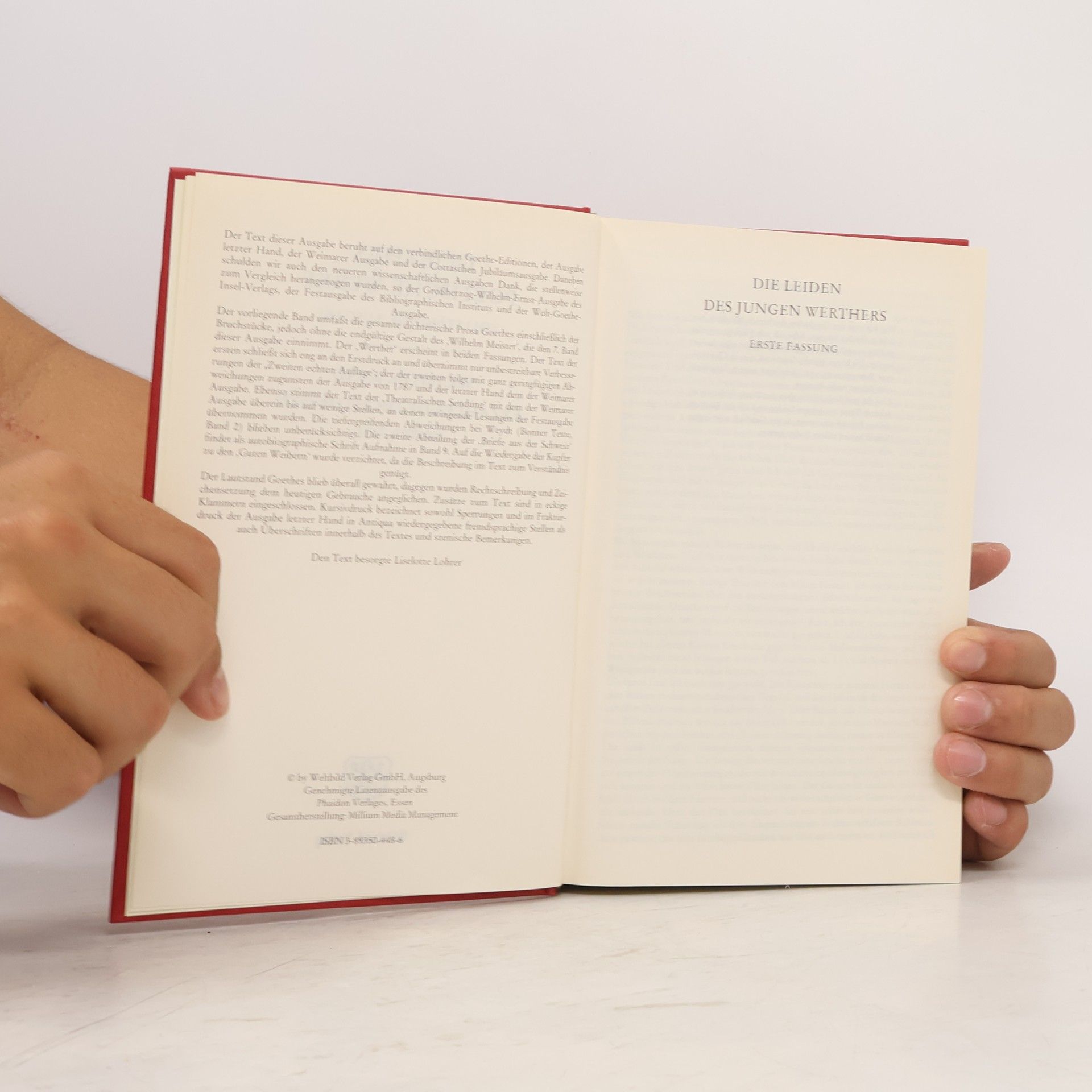 Johann Wolfgang von Goethe Goethes poetische Werke 6. Erzählende Dichtungen I