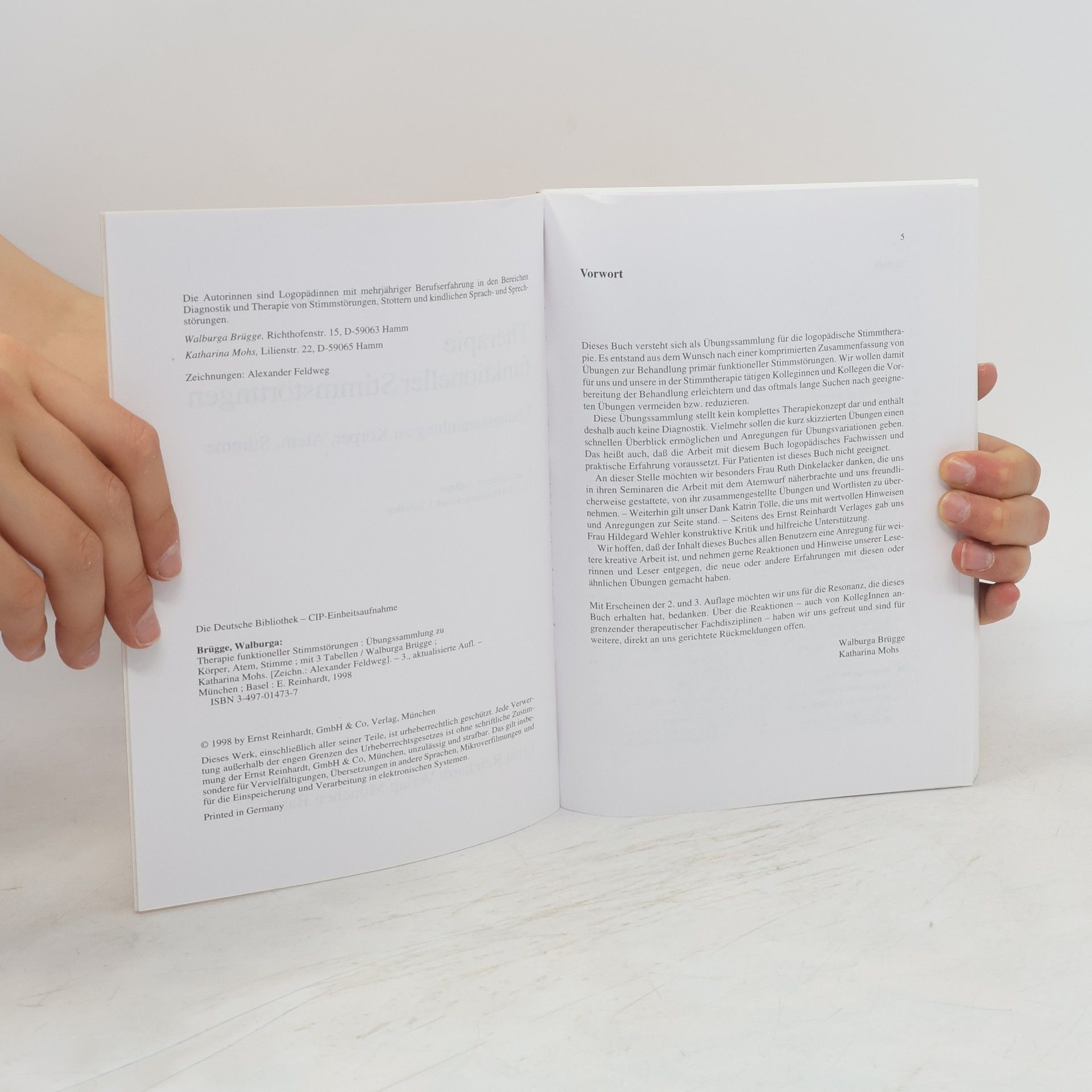 Walburga Brügge Therapie funktioneller Stimmstörungen