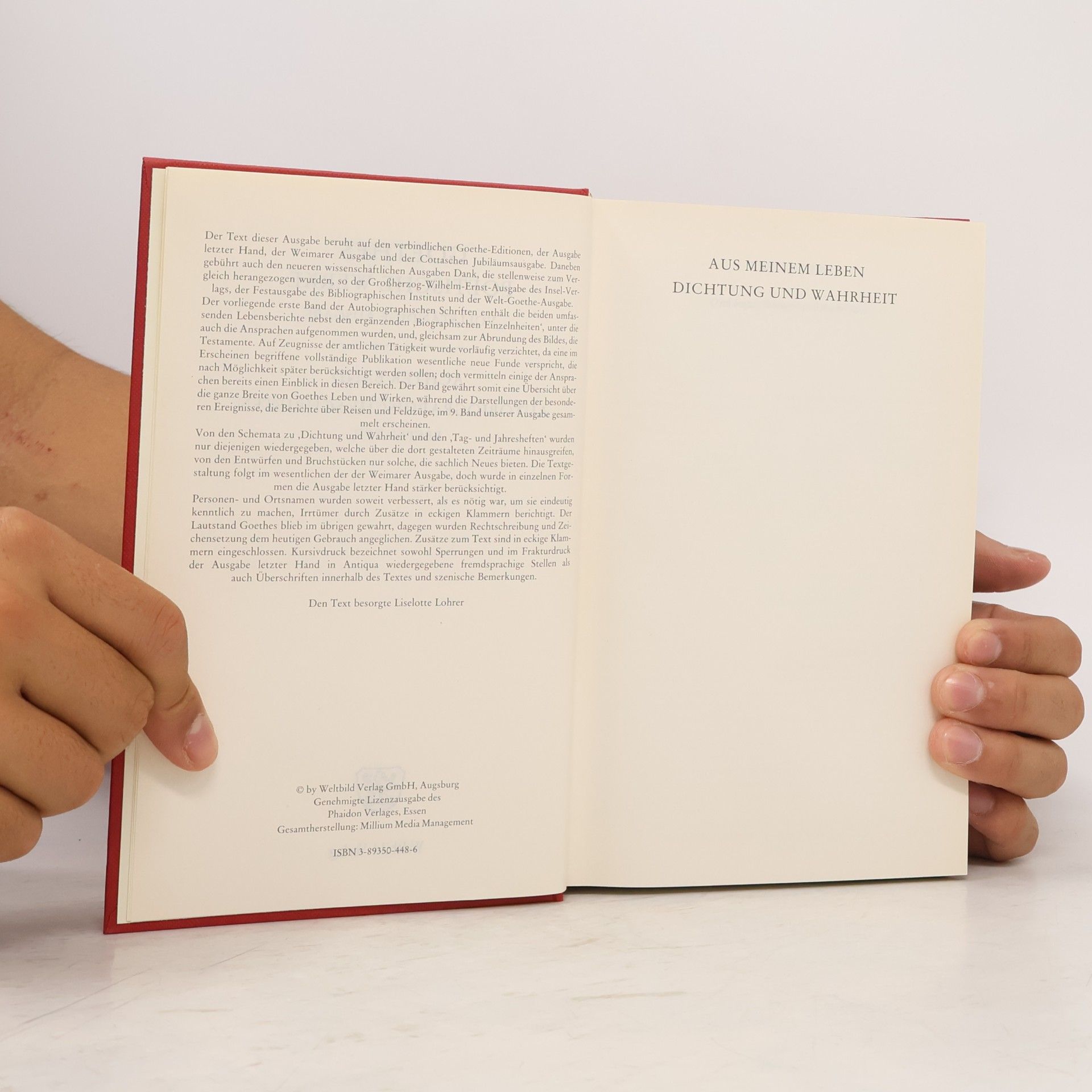 Johann Wolfgang von Goethe Goethes poetische Werke Band 8