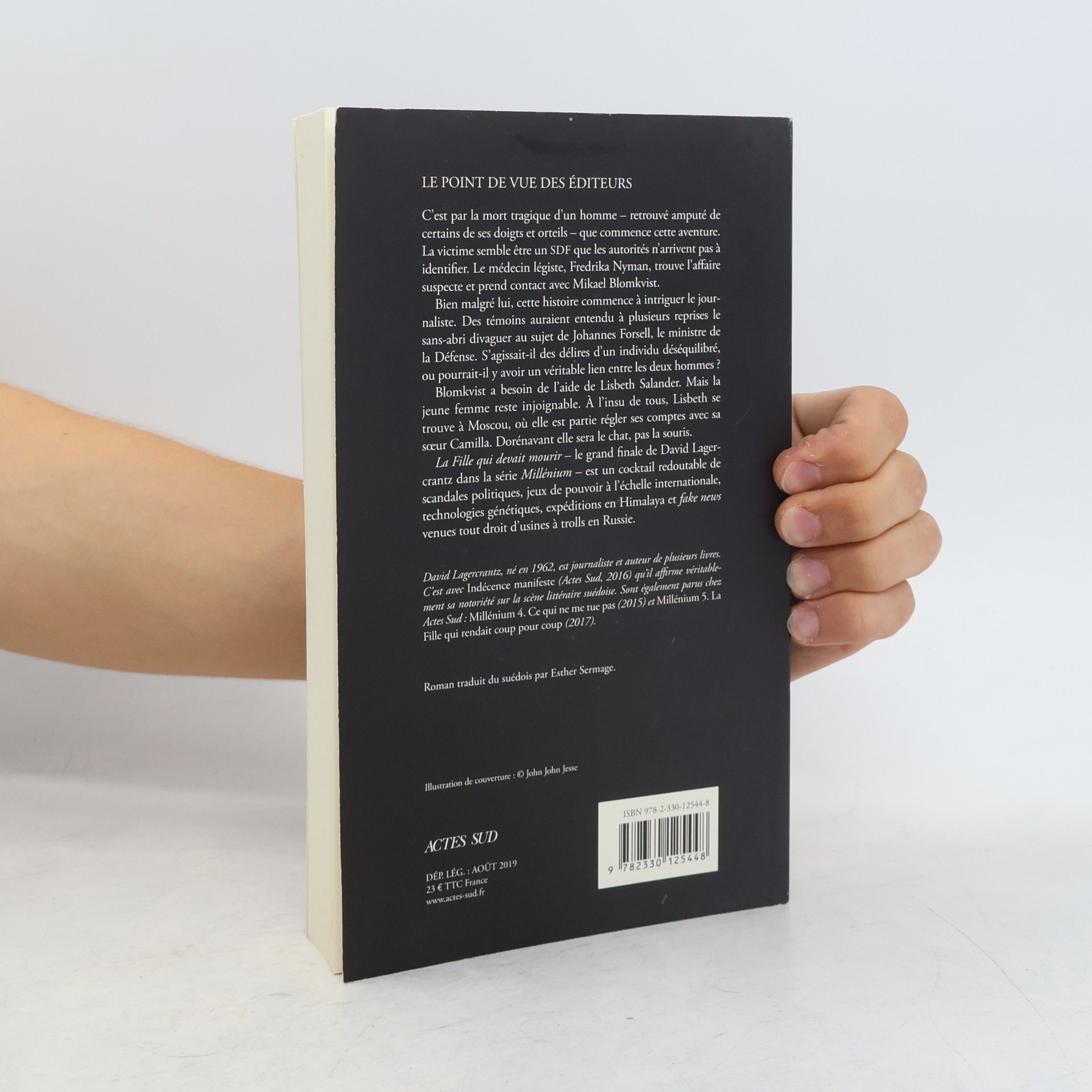 David Lagercrantz La fille qui devait mourir