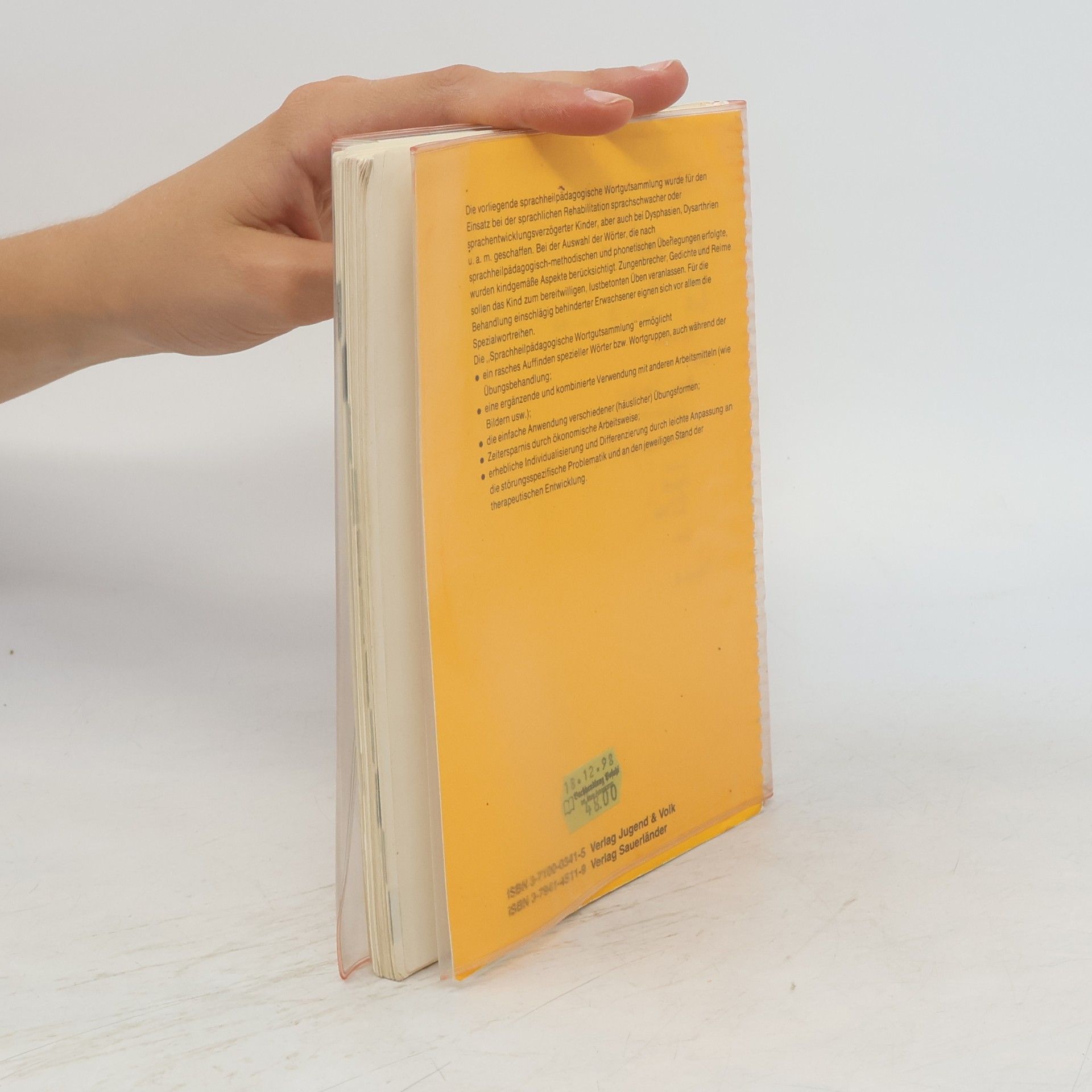 Wilhelmine Zeller Sprachheilpädagogische Wortgutsammlung