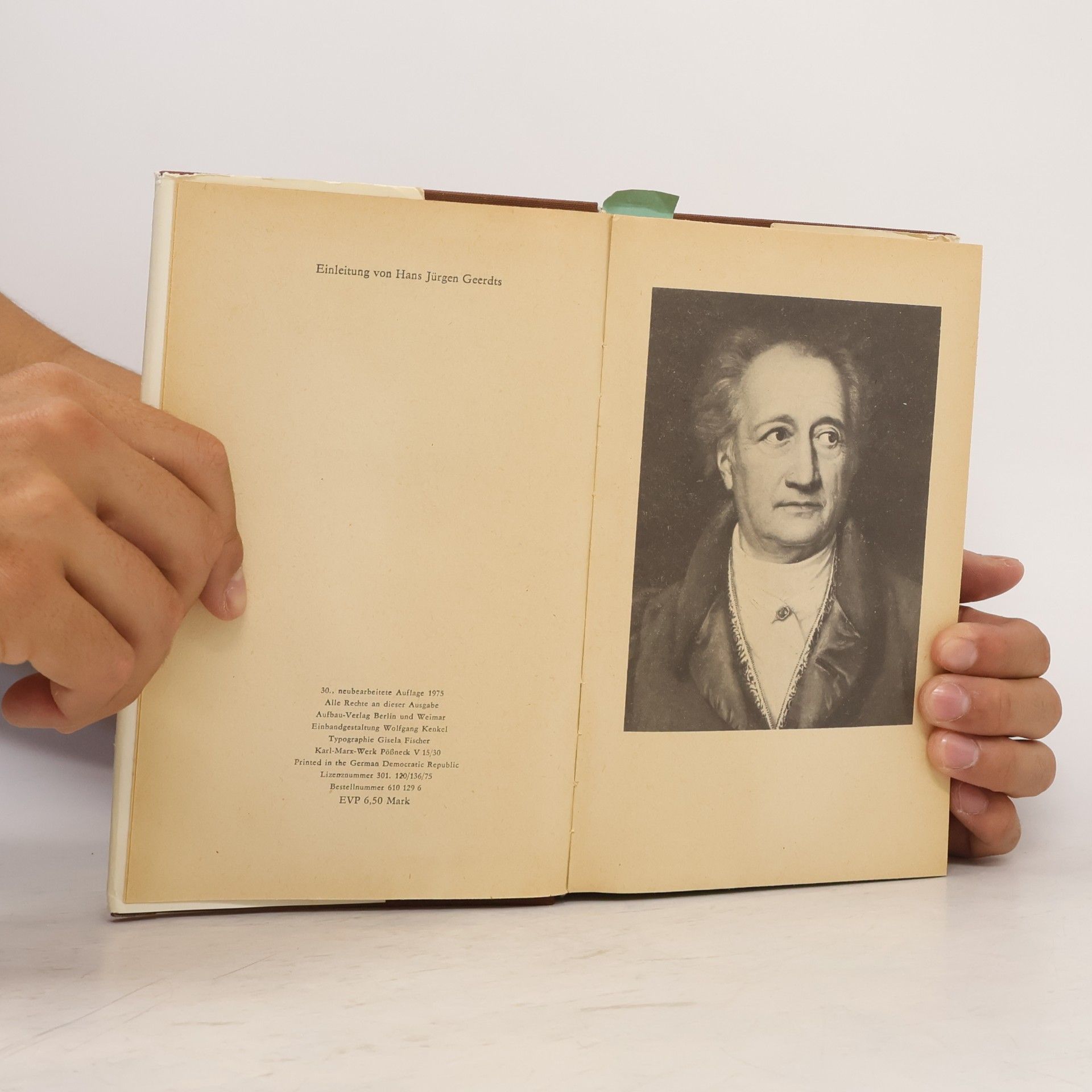 Walther Victor Goethe. Ein Lesebuch für unsere Zeit