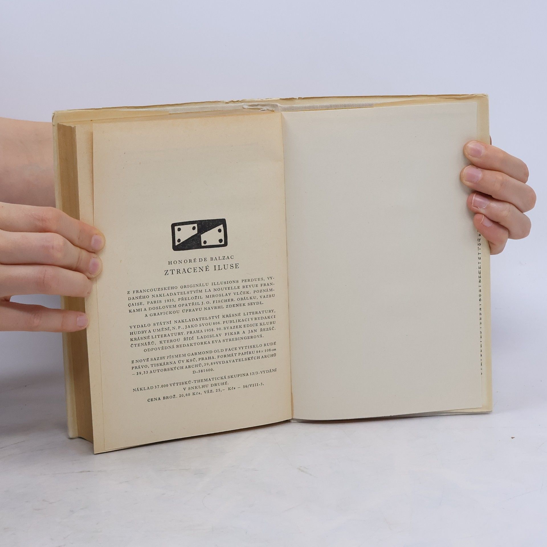 Honoré de Balzac Ztracené iluse