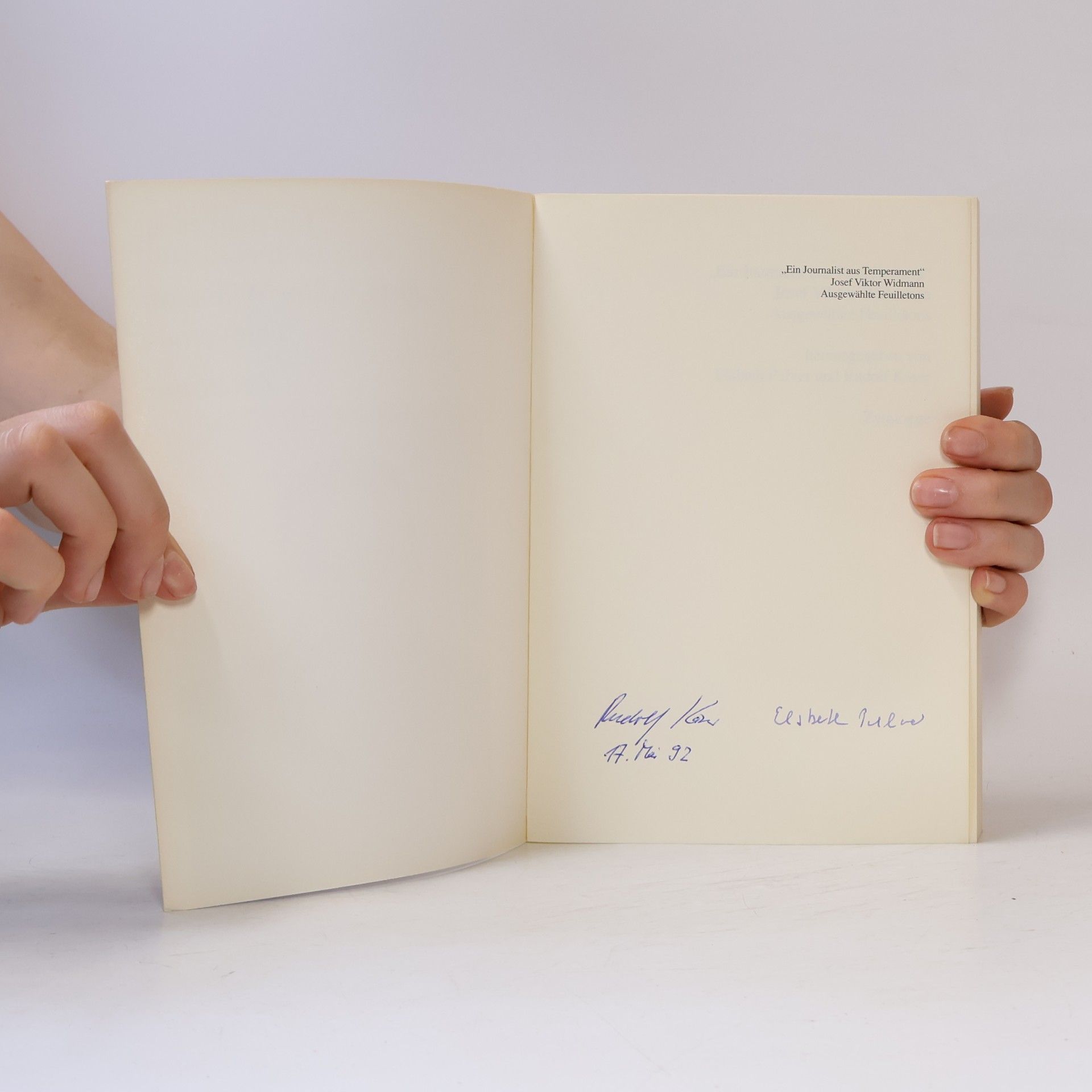 Joseph Victor Widmann Ein Journalist aus Temperament