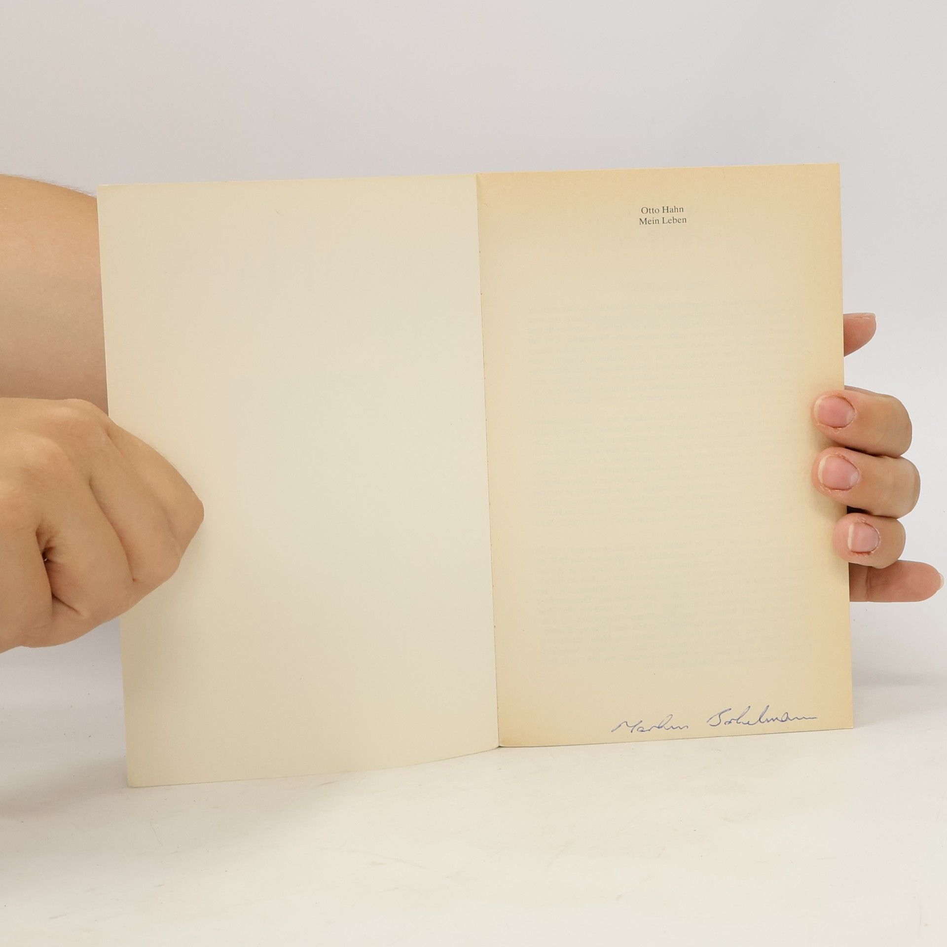 Otto Hahn Mein Leben