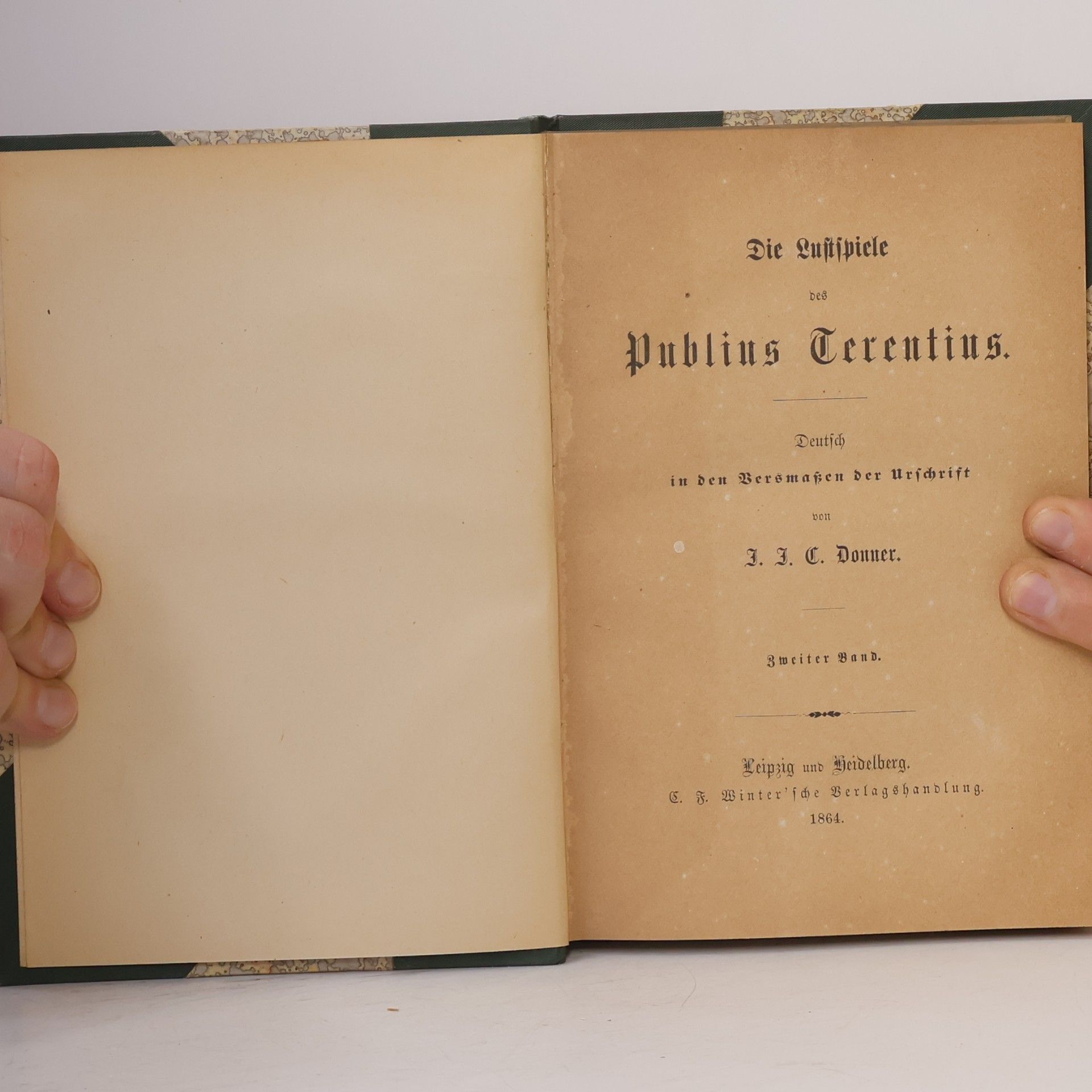 J. J. C. Donner Die Luftspiele des Publius Terentius
