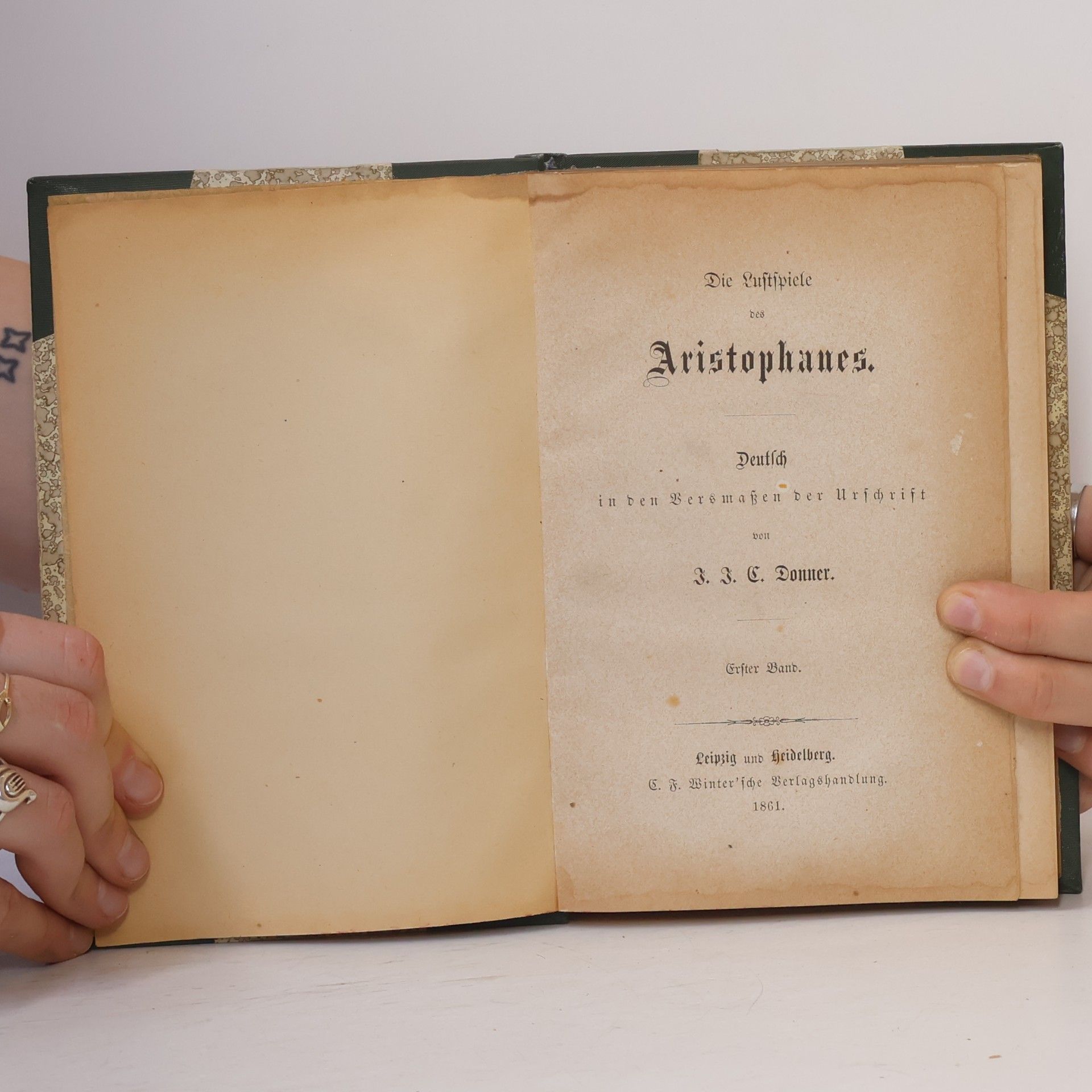 Aristophanes Die Lustspiele des Aristophanes