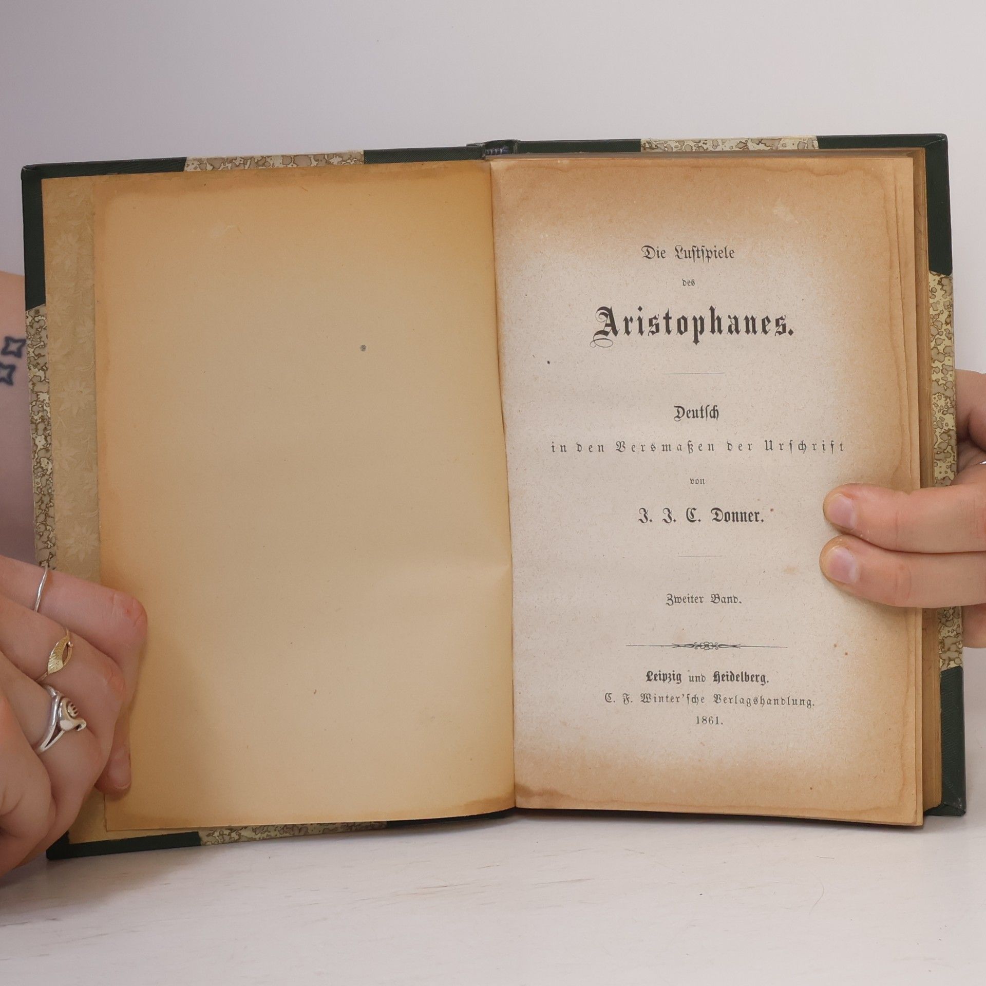 J. J. C. Donner Die Luftspiele des Aristophanes