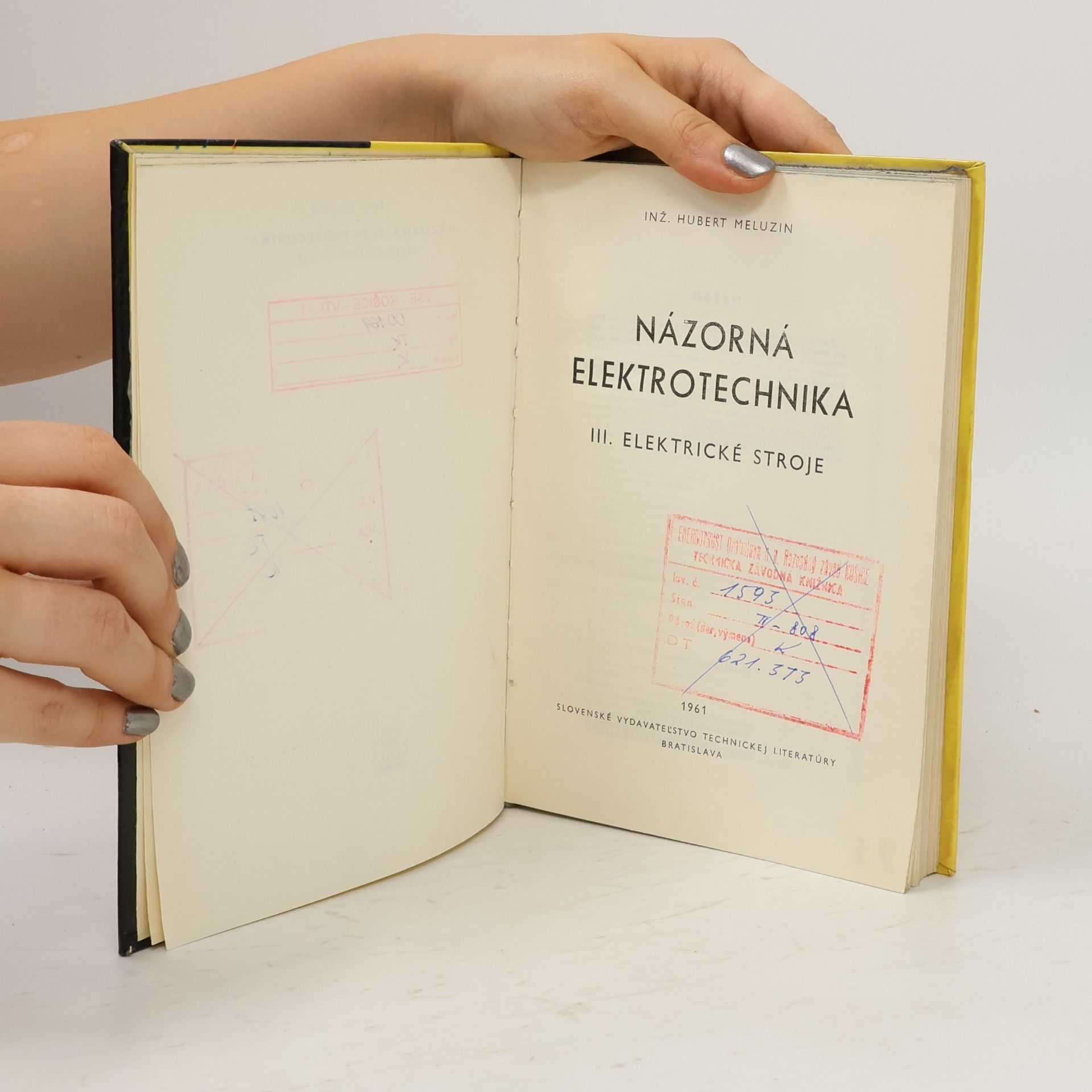 Hubert Meluzin Názorná elektrotechnika. III. Elektrické stroje