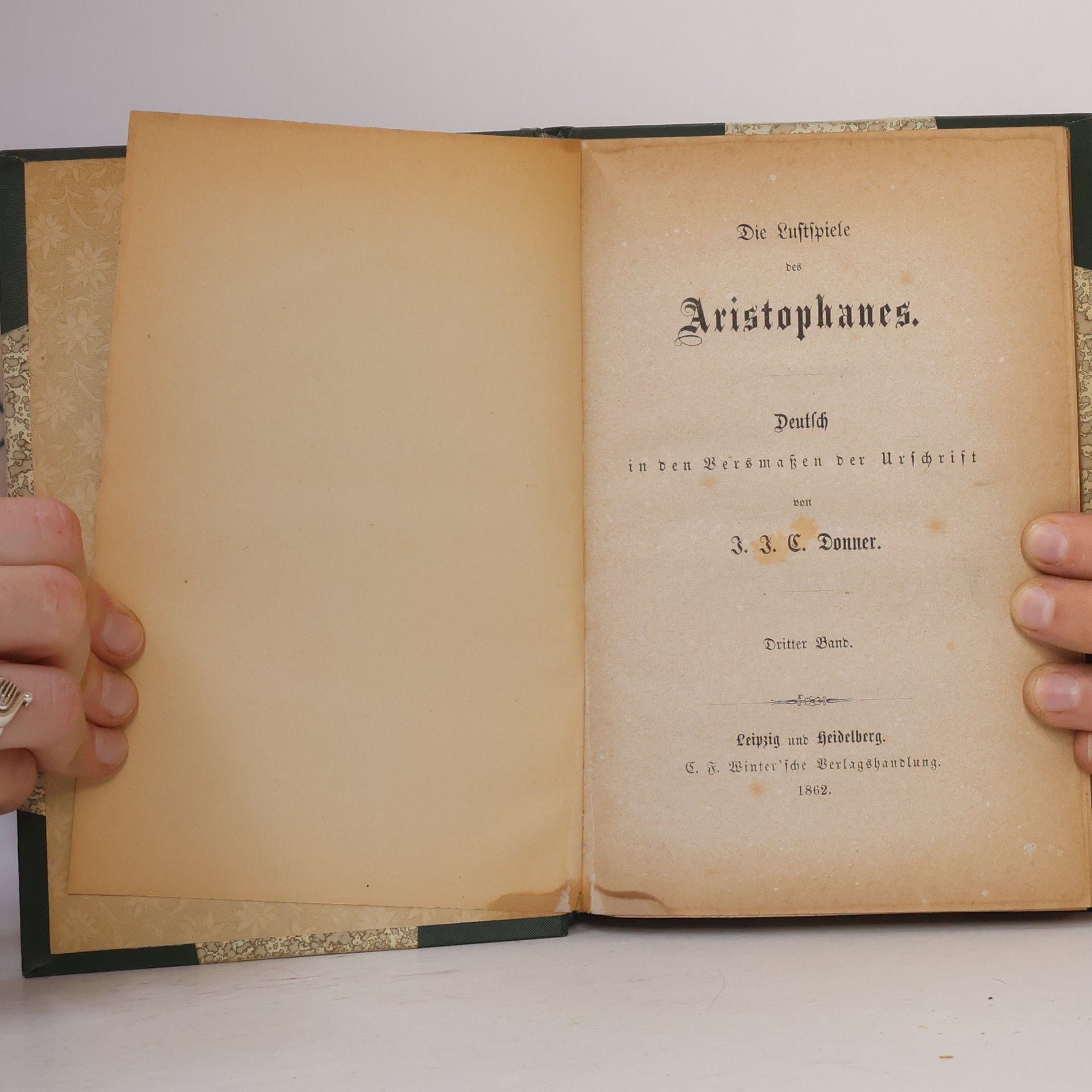 Aristophanes Die Lustspiele des Aristophanes. Dritter Band