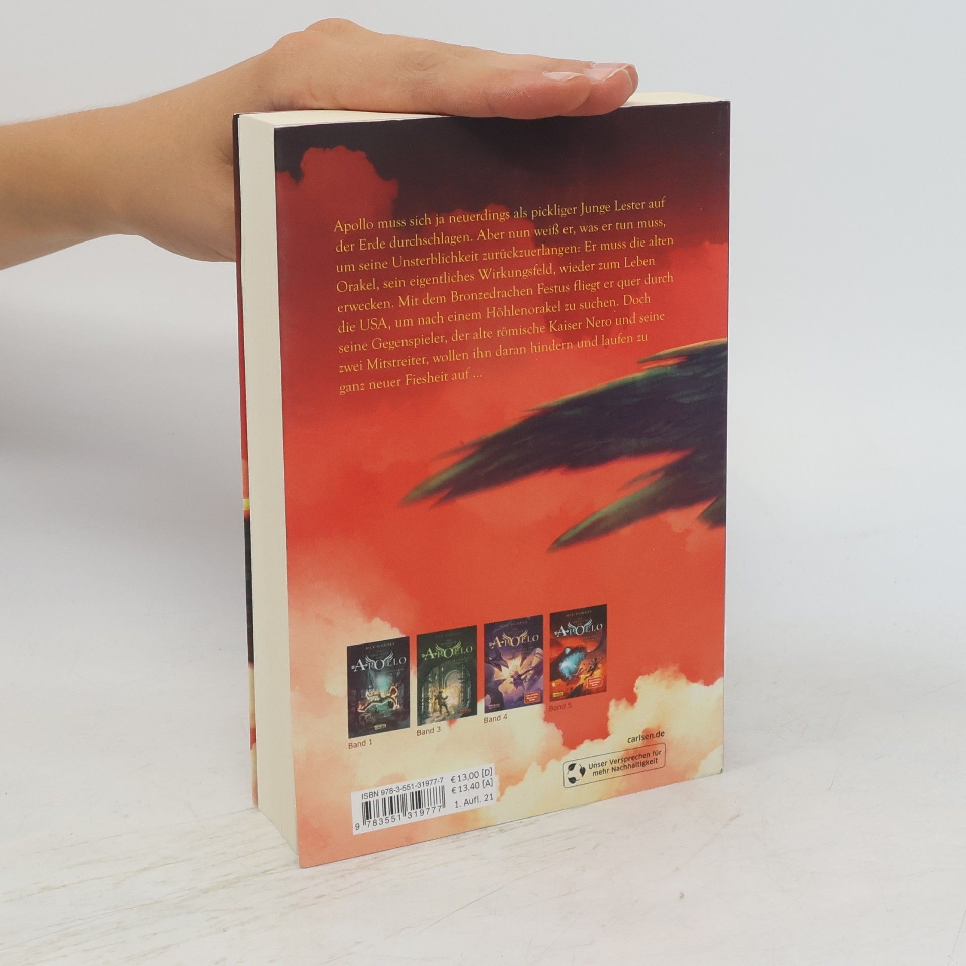 Rick Riordan Die Abenteuer des Apollo 2. Die dunkle Prophezeiung