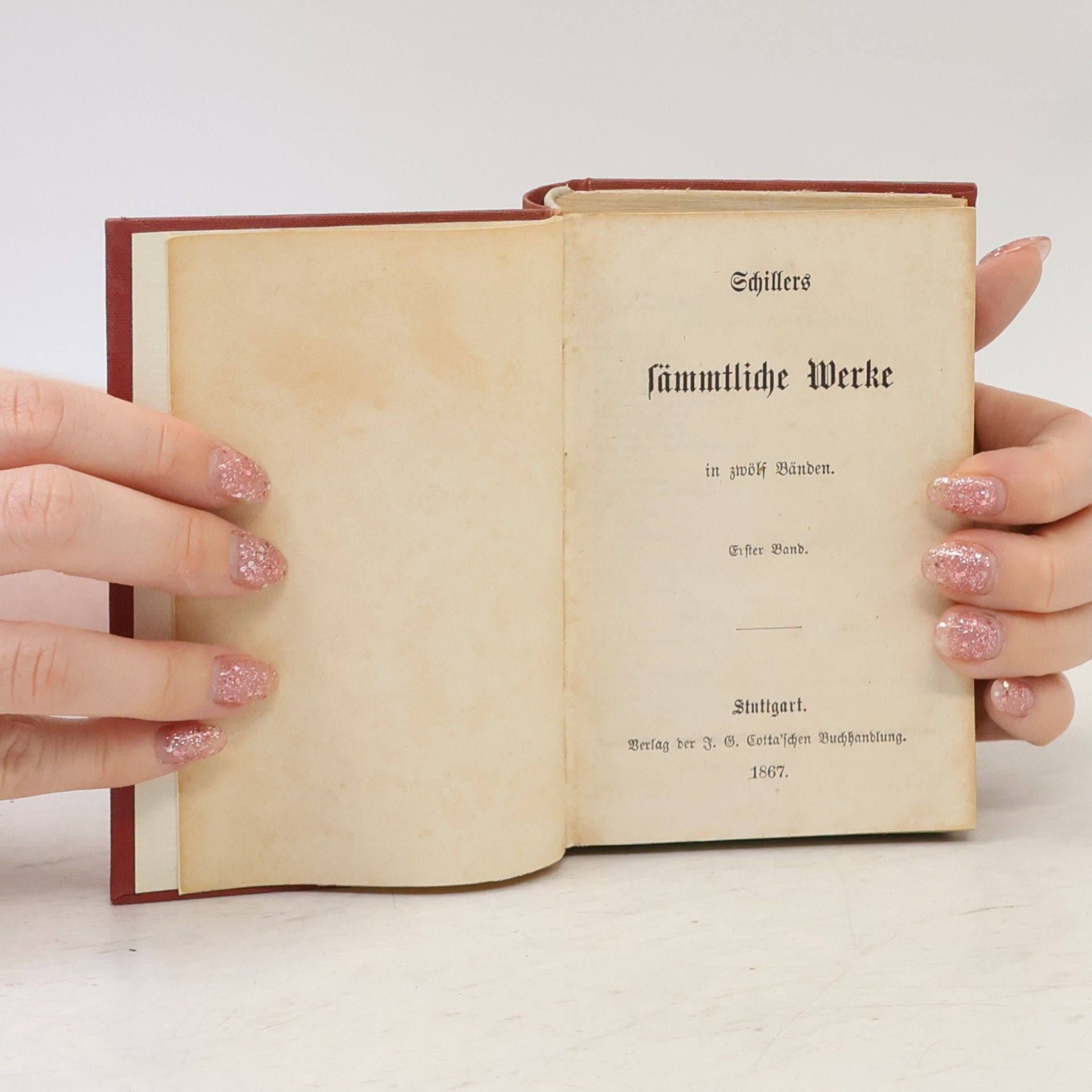 Friedrich Schiller Sämmtliche Werke I.