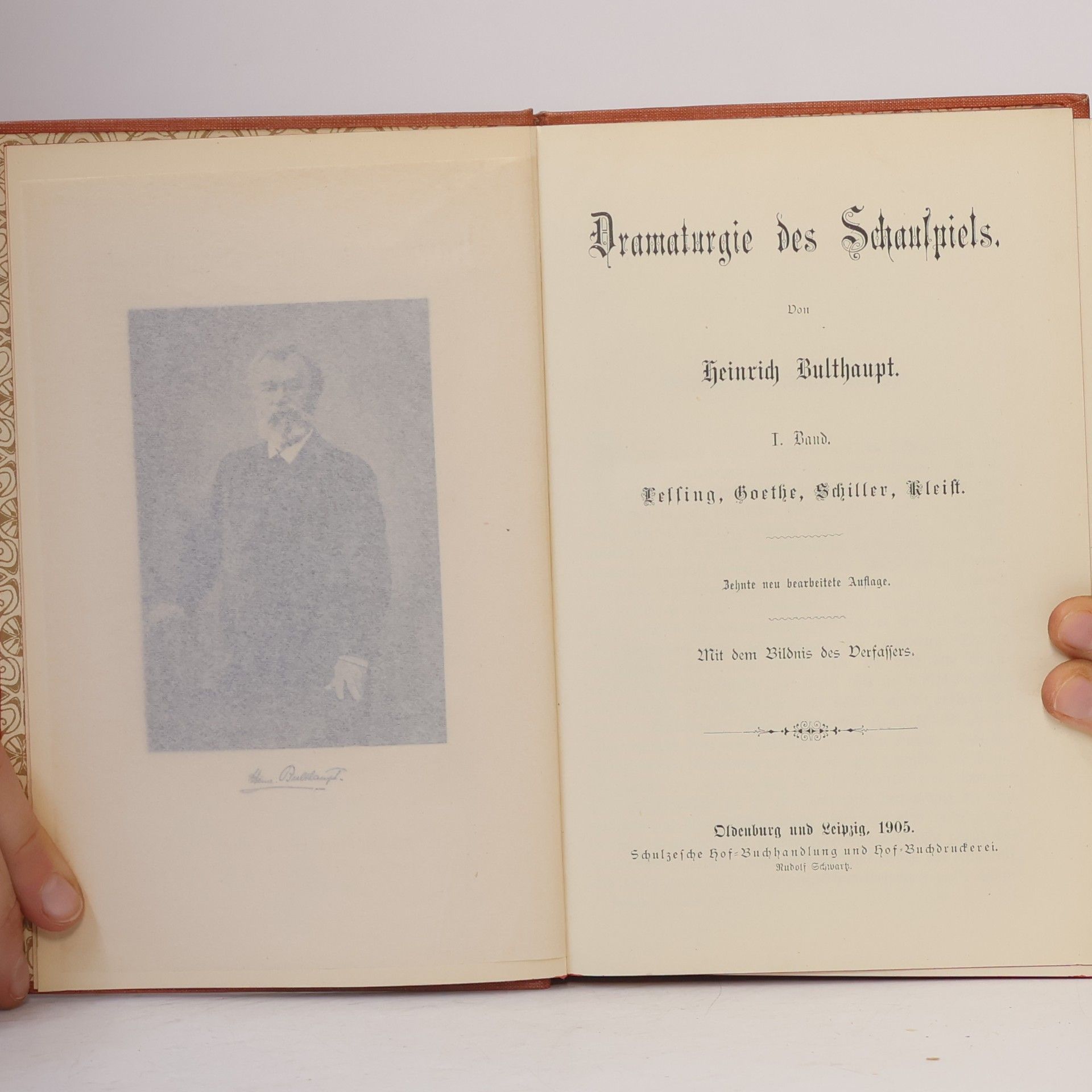 Heinrich Bulthaupt Dramaturgie des Schauspiels IV.