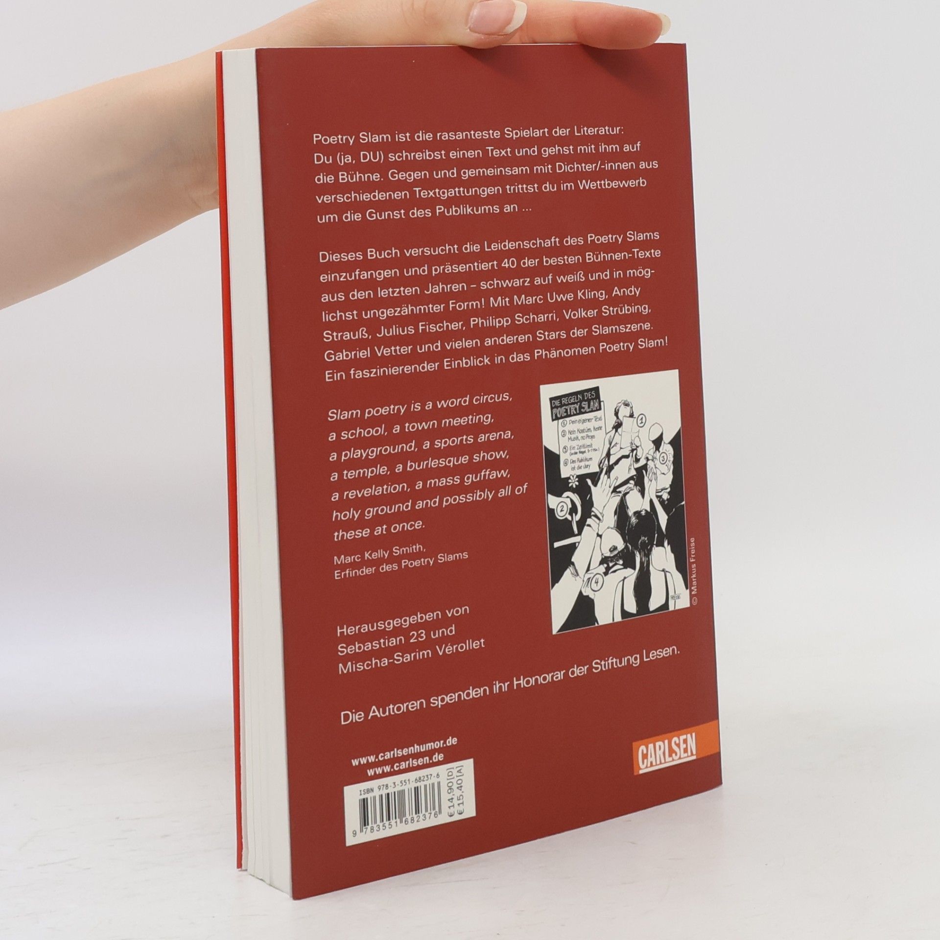 Mischa-Sarim Vérollet Poetry Slam - Das Buch. Die 40 besten Bühnen-Texte