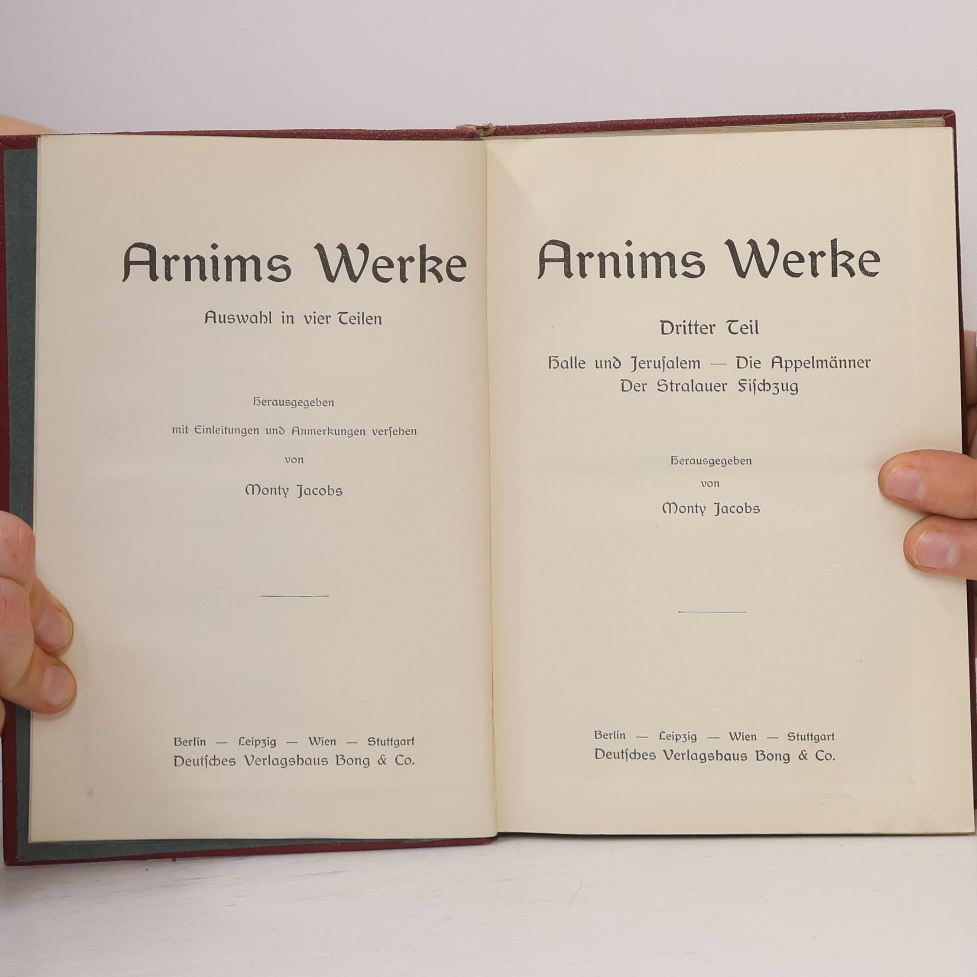 Ludwig Achim von Arnim Arnims Werke 3