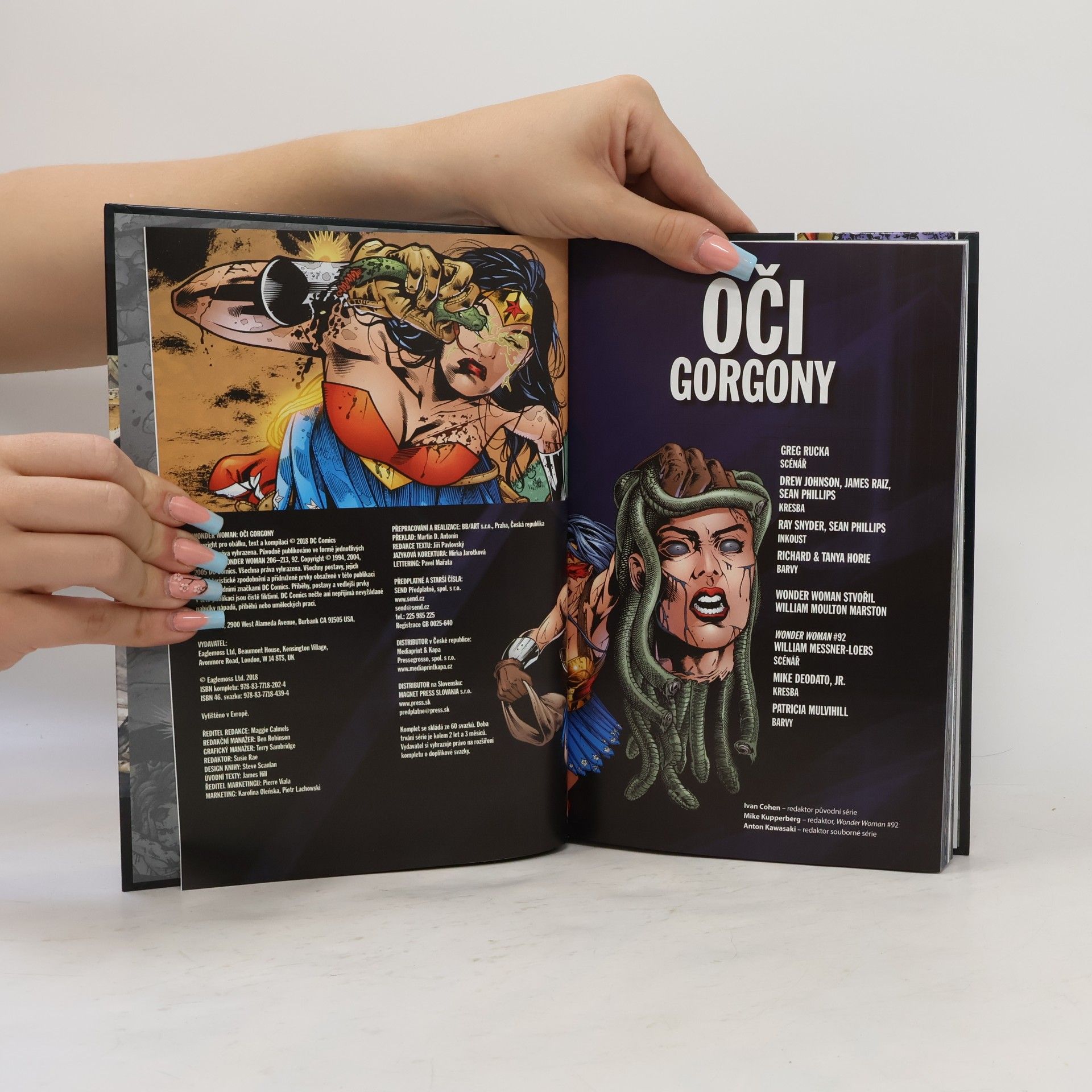 Greg Rucka Wonder Woman. Oči Gorgony