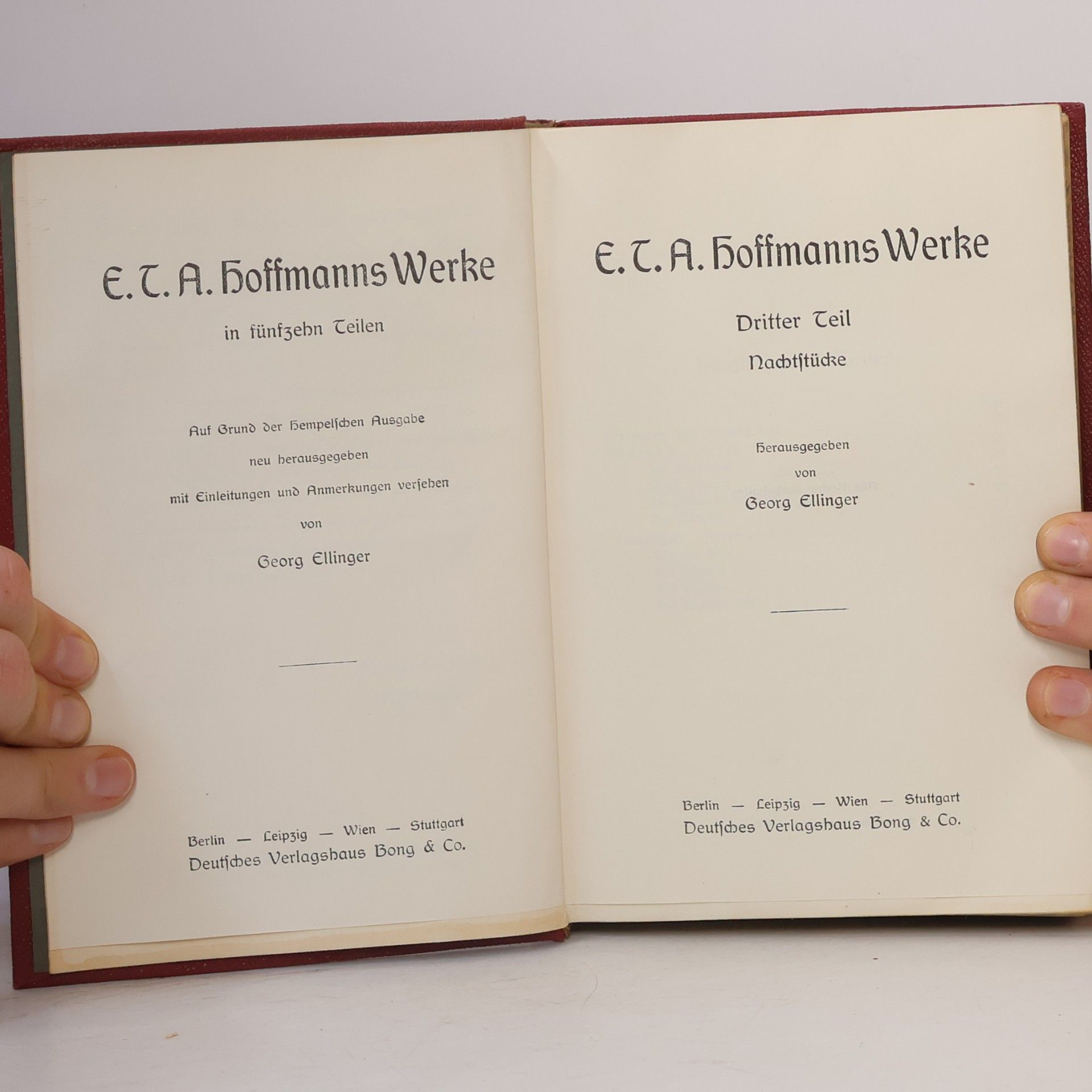 E. T. A. Hoffmann E. T. A. Hoffmans Werke Dritter Teil