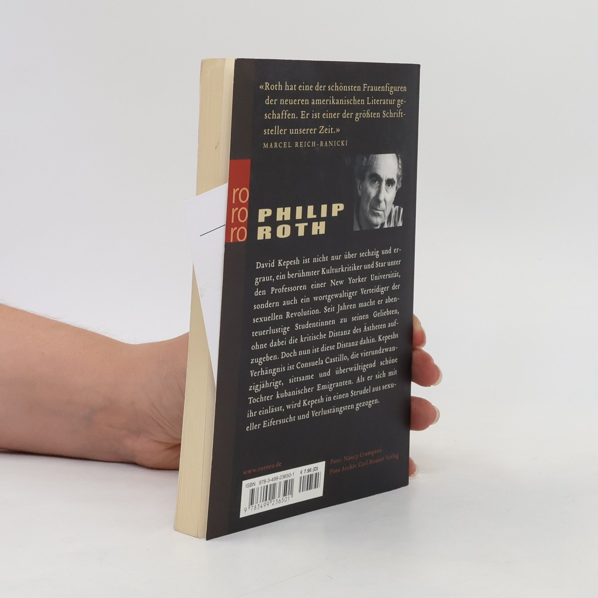 Philip Roth Das sterbende Tier