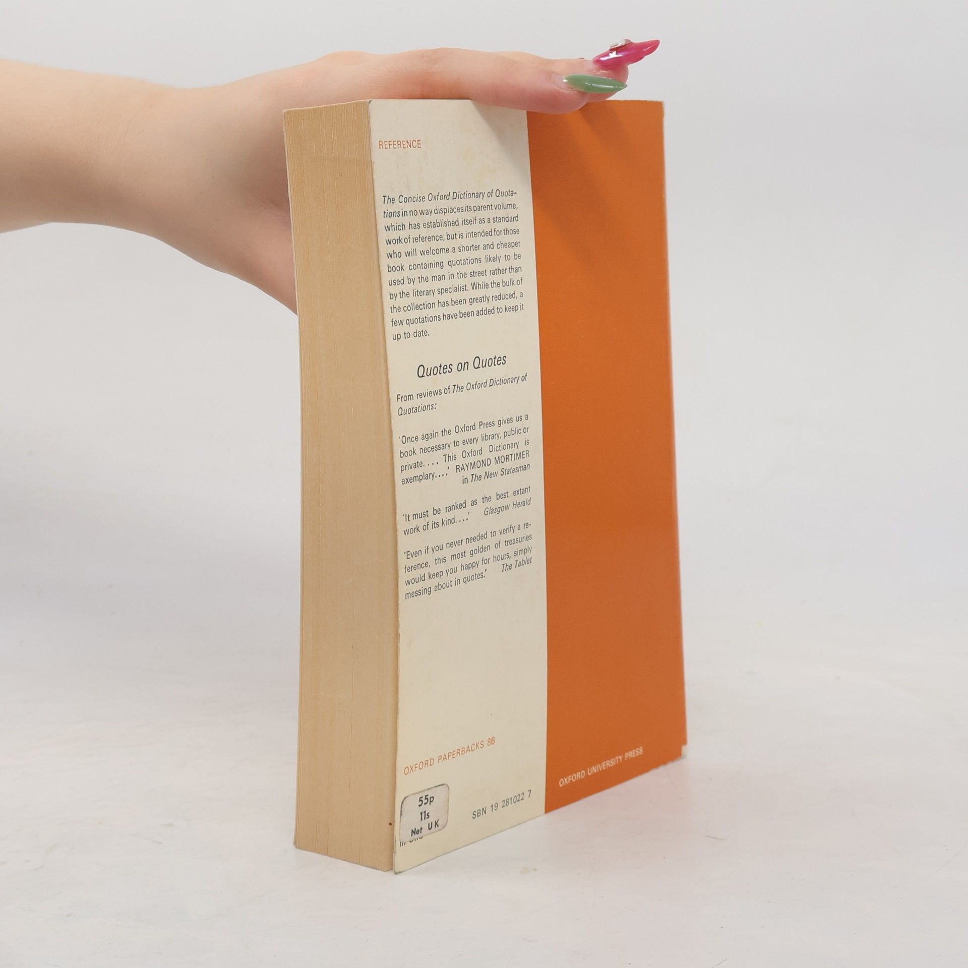 Autores varios The Concise Oxford Dictionary of Quotations