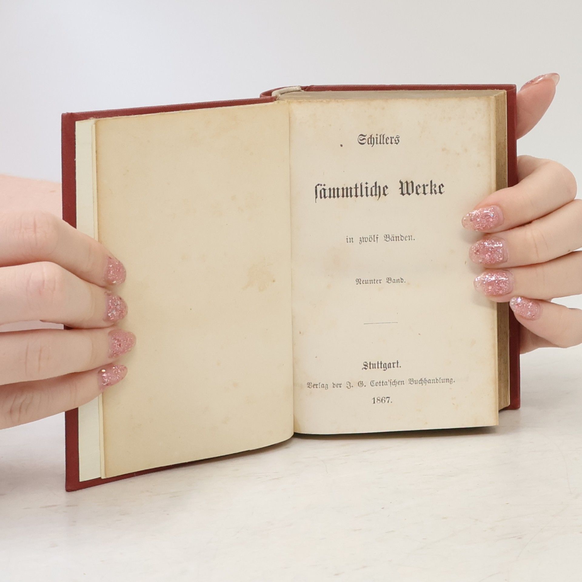 Friedrich Schiller Sämmtliche Werke I.