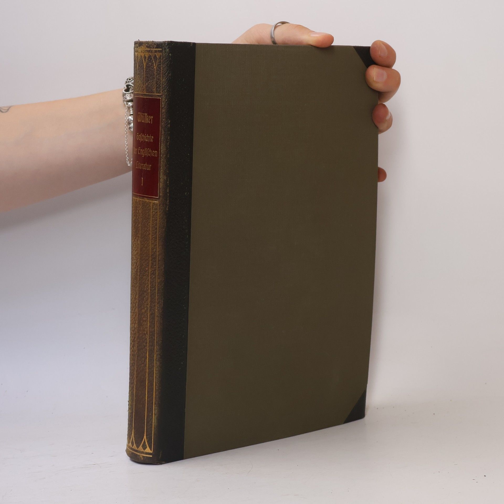 Walter F. Schirmer Geschichte der Englischen und Amerikanischen Literatur I.