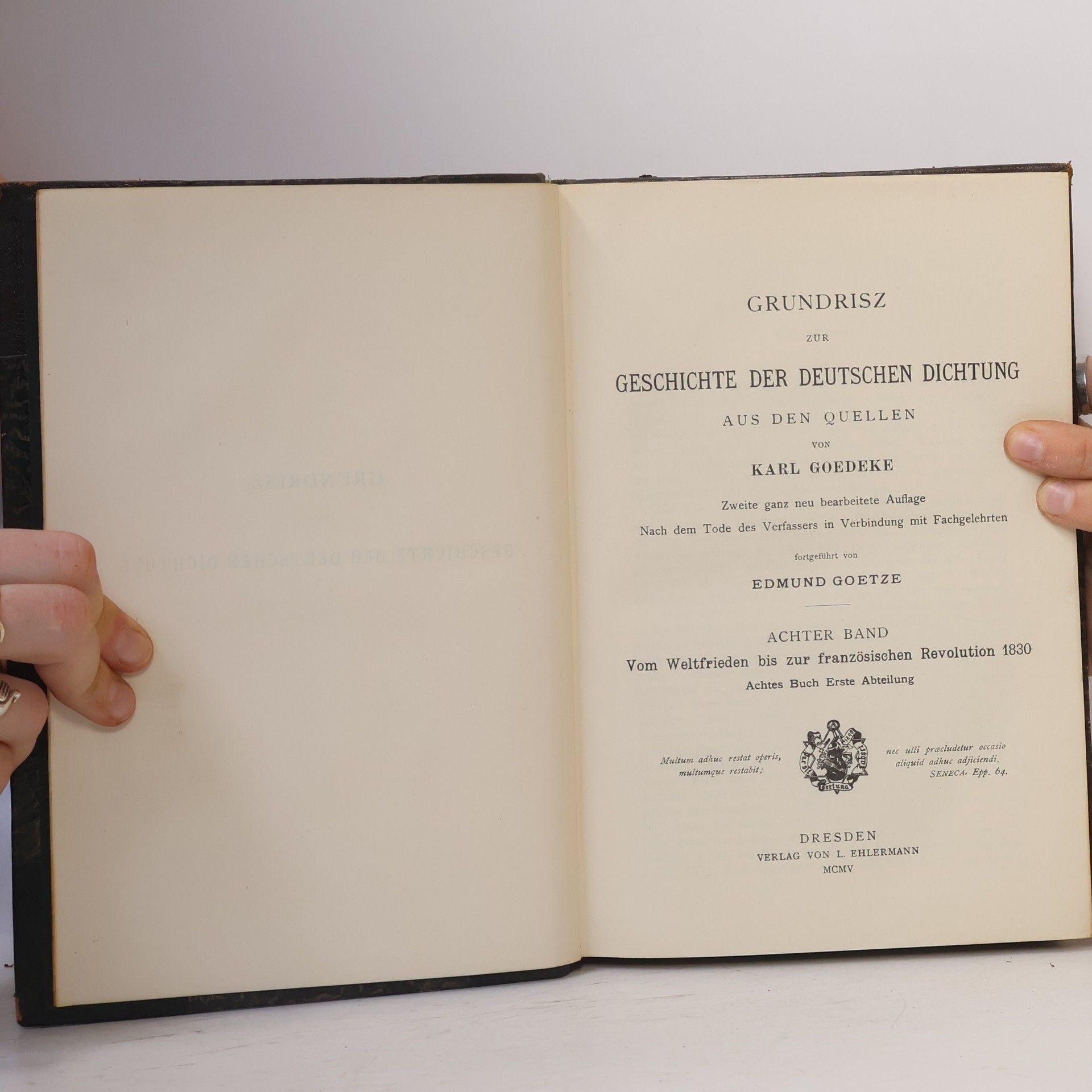 Edmund Goetze Grundrisz Zur Geschichte Der Deutschen Dichtung Aus Den Quellen 8