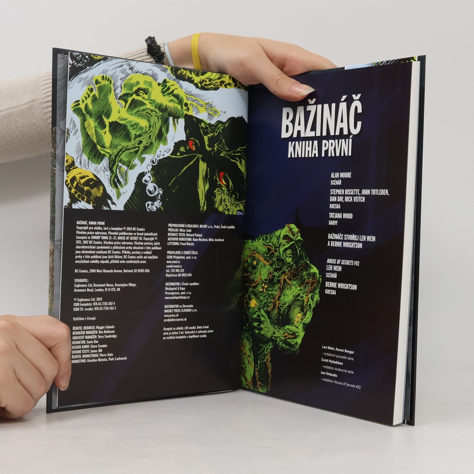 Alan Moore Bažináč - kniha první